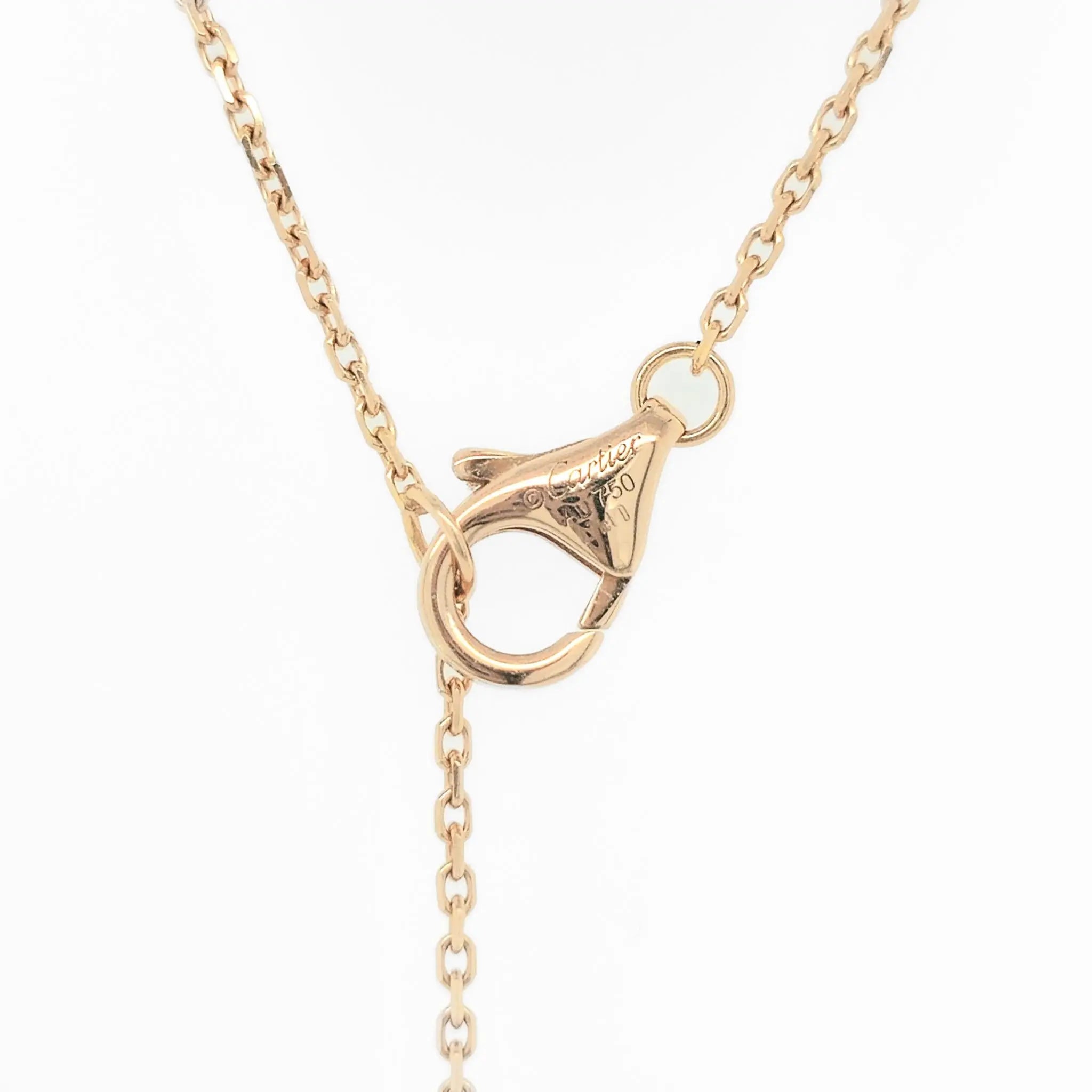 Cartier C De Cartier Necklace, 0.71ct Round Cut Diamond , 18ct Rose gold Chloe's Jewellers