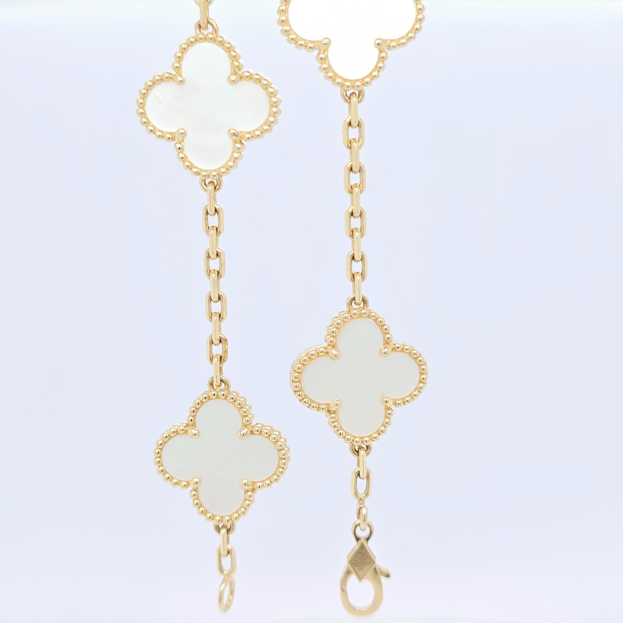 Van Cleef & Arpels Alhambra Bracelet – Mother of Pearl, 18ct Yellow Gold
