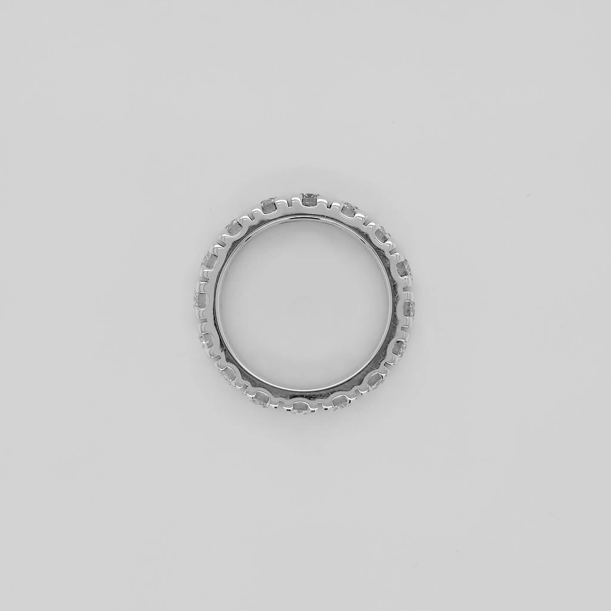 Bvlgari Diamond Full Eternity Ring,18ct White Gold, Size J Chloe's Jewellers