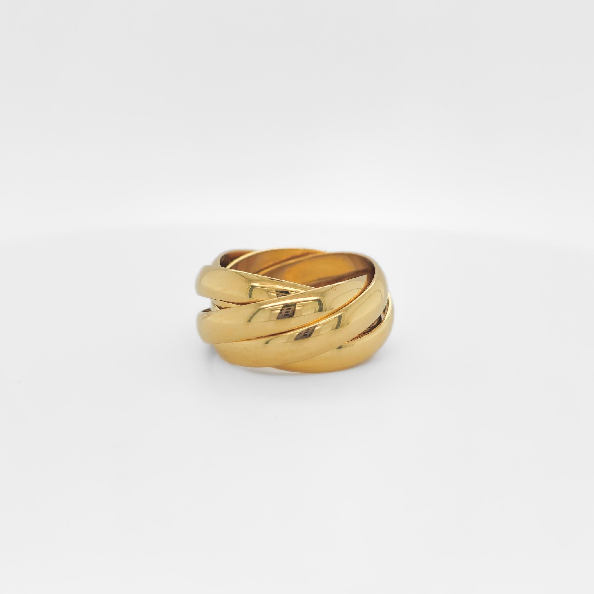 Tiffany & Co Paloma's Melody 5 Band Ring - 18ct Yellow Gold, Size P Chloe's Jewellers