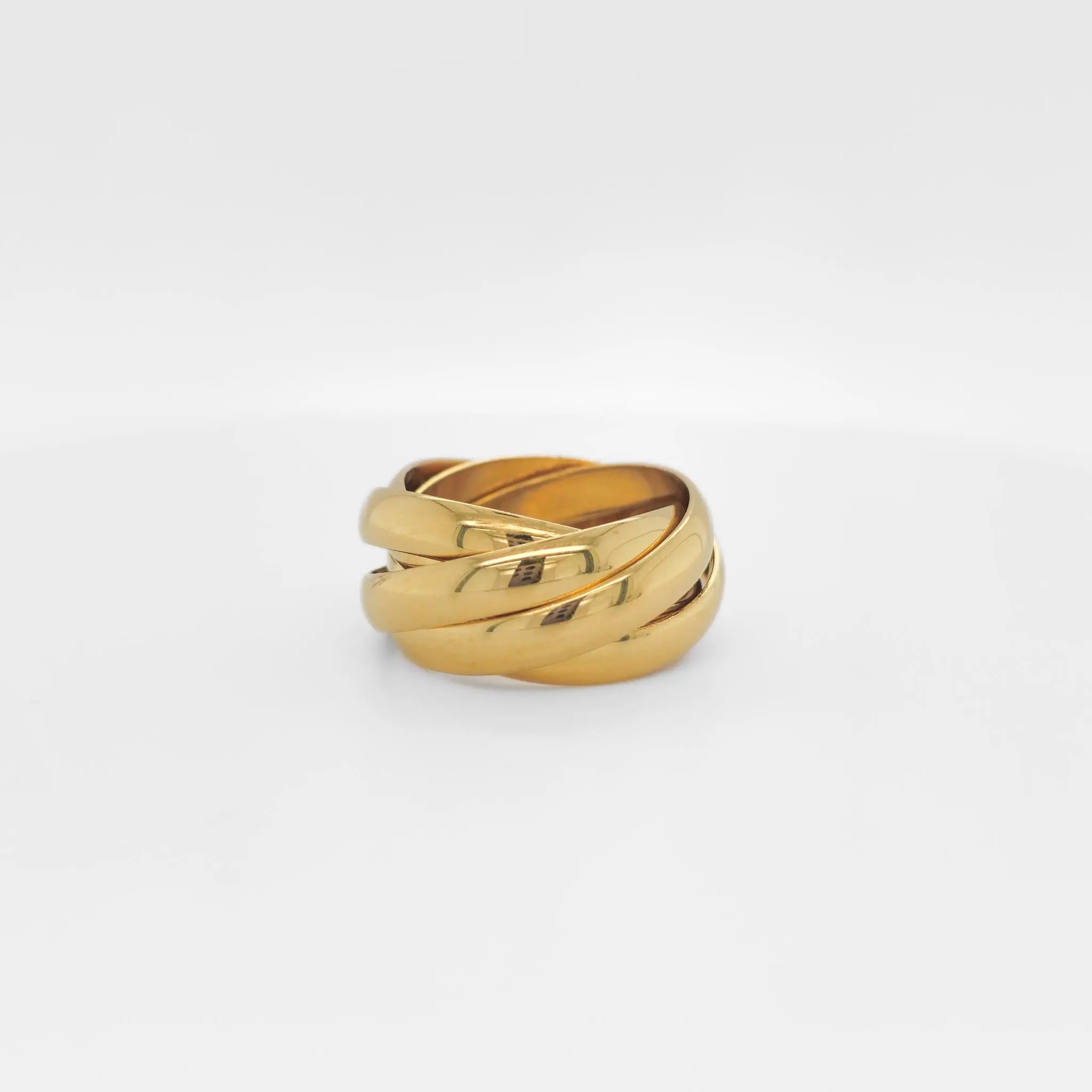 Tiffany & Co Paloma's Melody 5 Band Ring - 18ct Yellow Gold, Size P Chloe's Jewellers