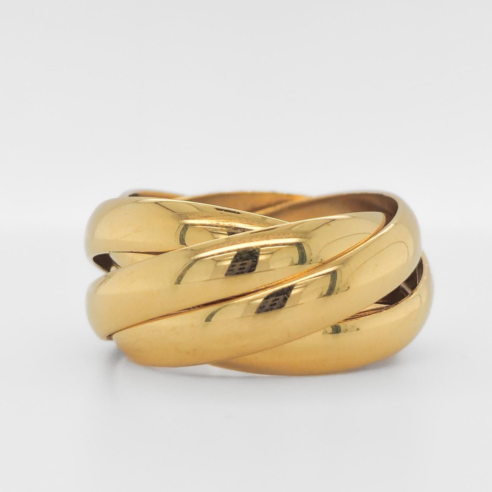 Tiffany & Co Paloma's Melody 5 Band Ring - 18ct Yellow Gold, Size P Chloe's Jewellers