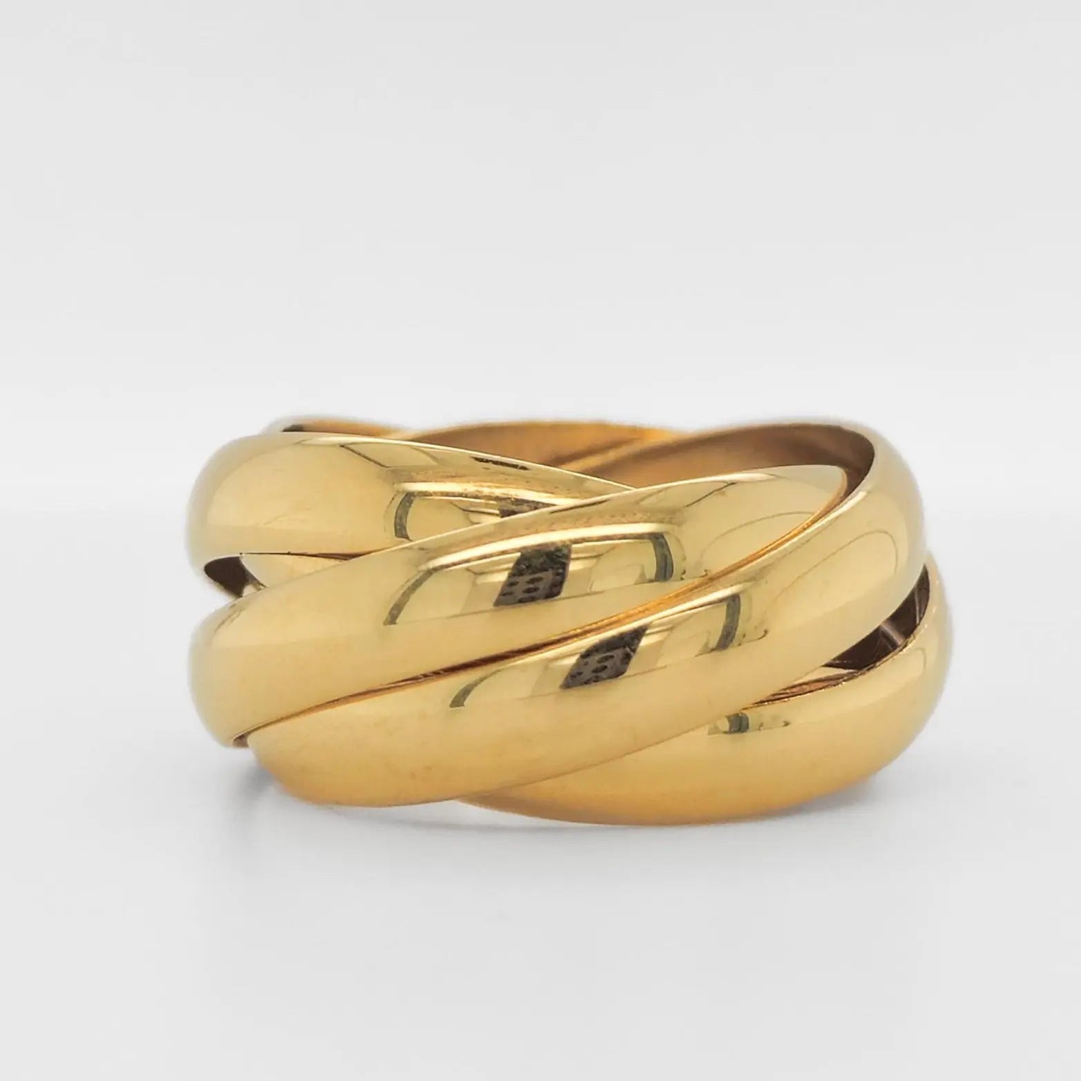 Tiffany & Co Paloma's Melody 5 Band Ring - 18ct Yellow Gold, Size P Chloe's Jewellers