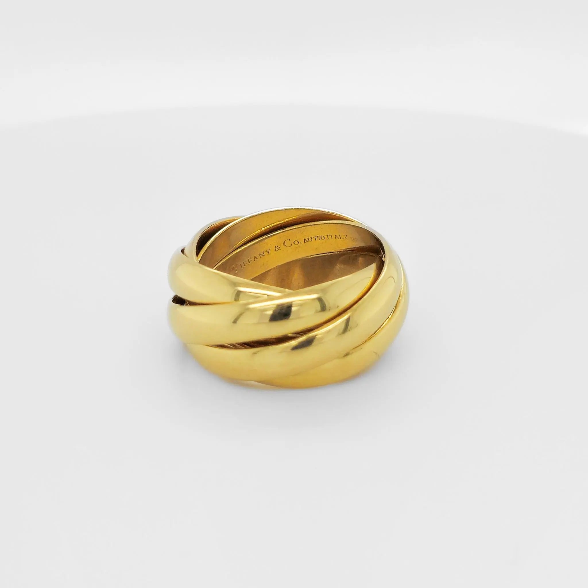 Tiffany & Co Paloma's Melody 5 Band Ring - 18ct Yellow Gold, Size P Chloe's Jewellers