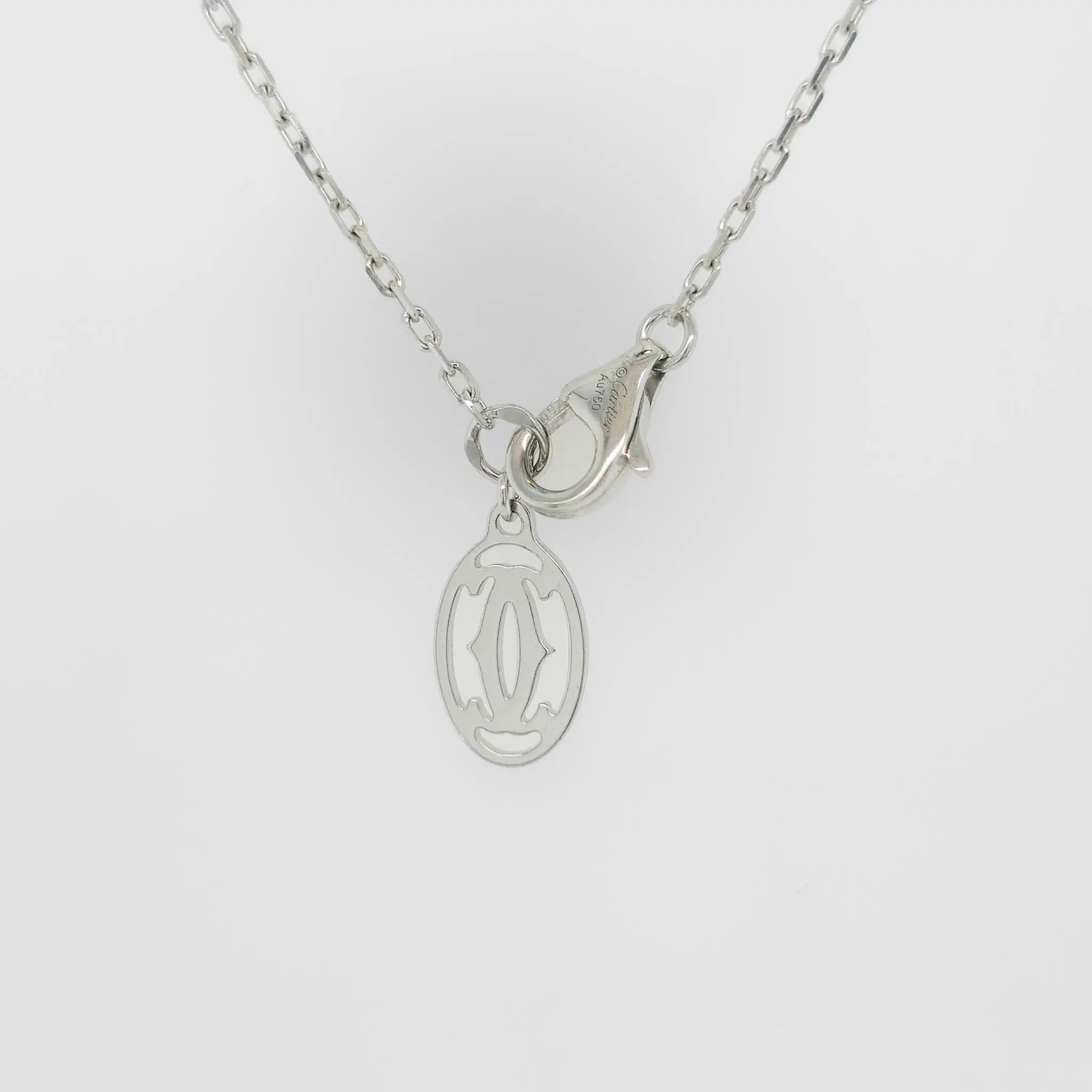 Cartier D’amour Pendant,Brilliant Cut Diamond, Small Model,18ct White Gold Chain Chloe's Jewellers