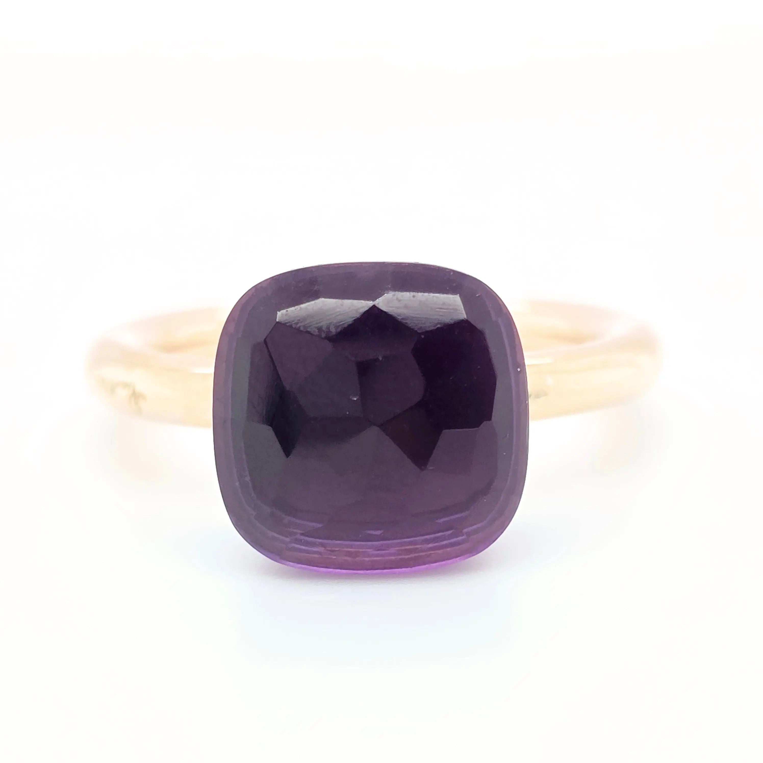 Pre-Owned Pomellato Nudo Classic Ring | 6.50ct Amethyst, 18K Gold Chloe's Jewellers