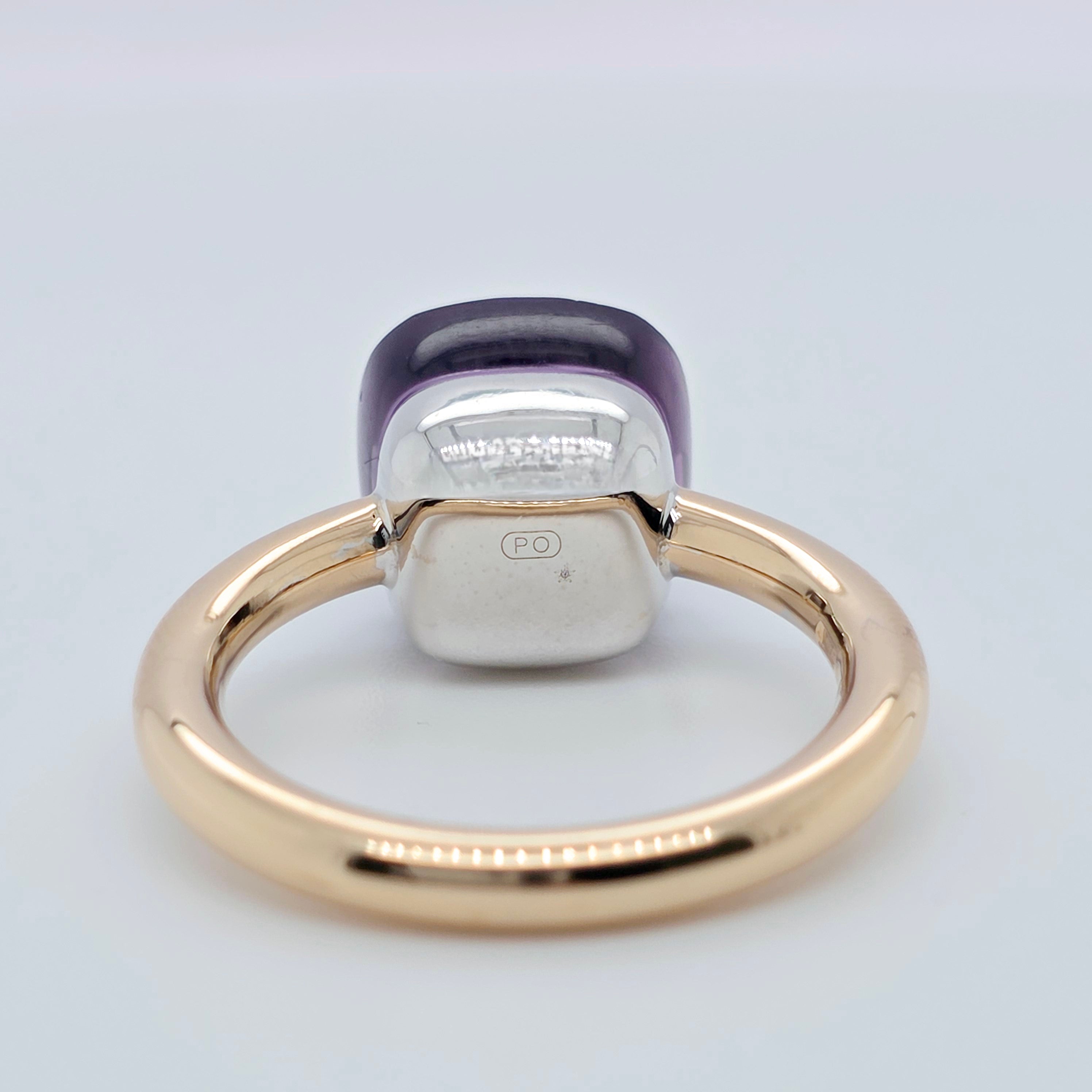 Pre-Owned Pomellato Nudo Classic Ring | 6.50ct Amethyst, 18K Gold Chloe's Jewellers