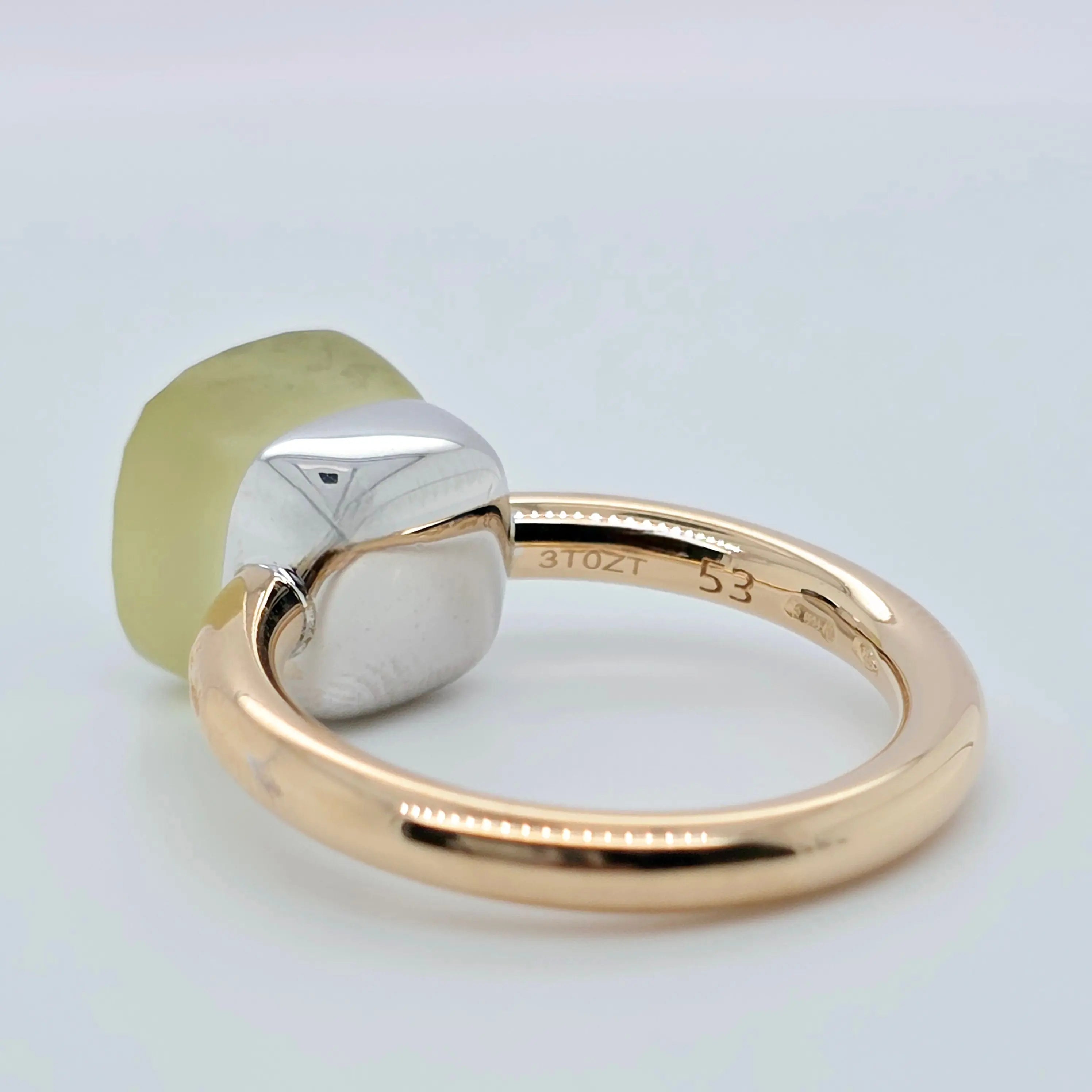 Pre-Owned Pomellato Nudo Classic Ring | 6.50ct Lemon Quartz, 18K Gold Chloe's Jewellers