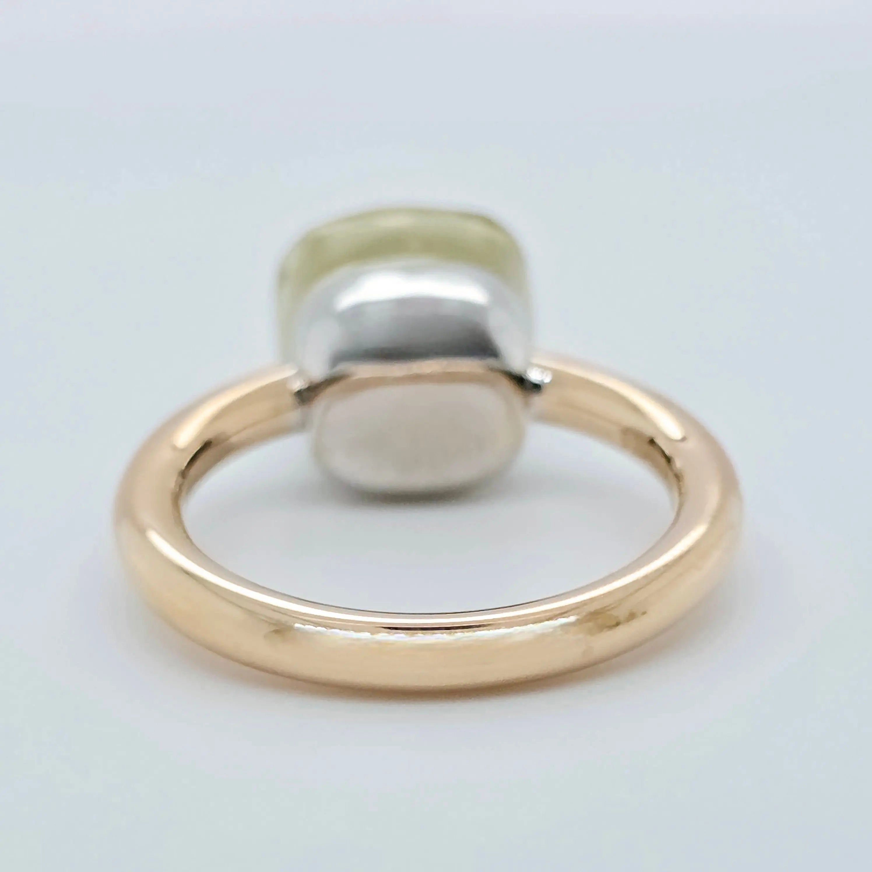 Pre-Owned Pomellato Nudo Classic Ring β Lemon Quartz in 18K Rose & White Gold Chloe's Jewellers