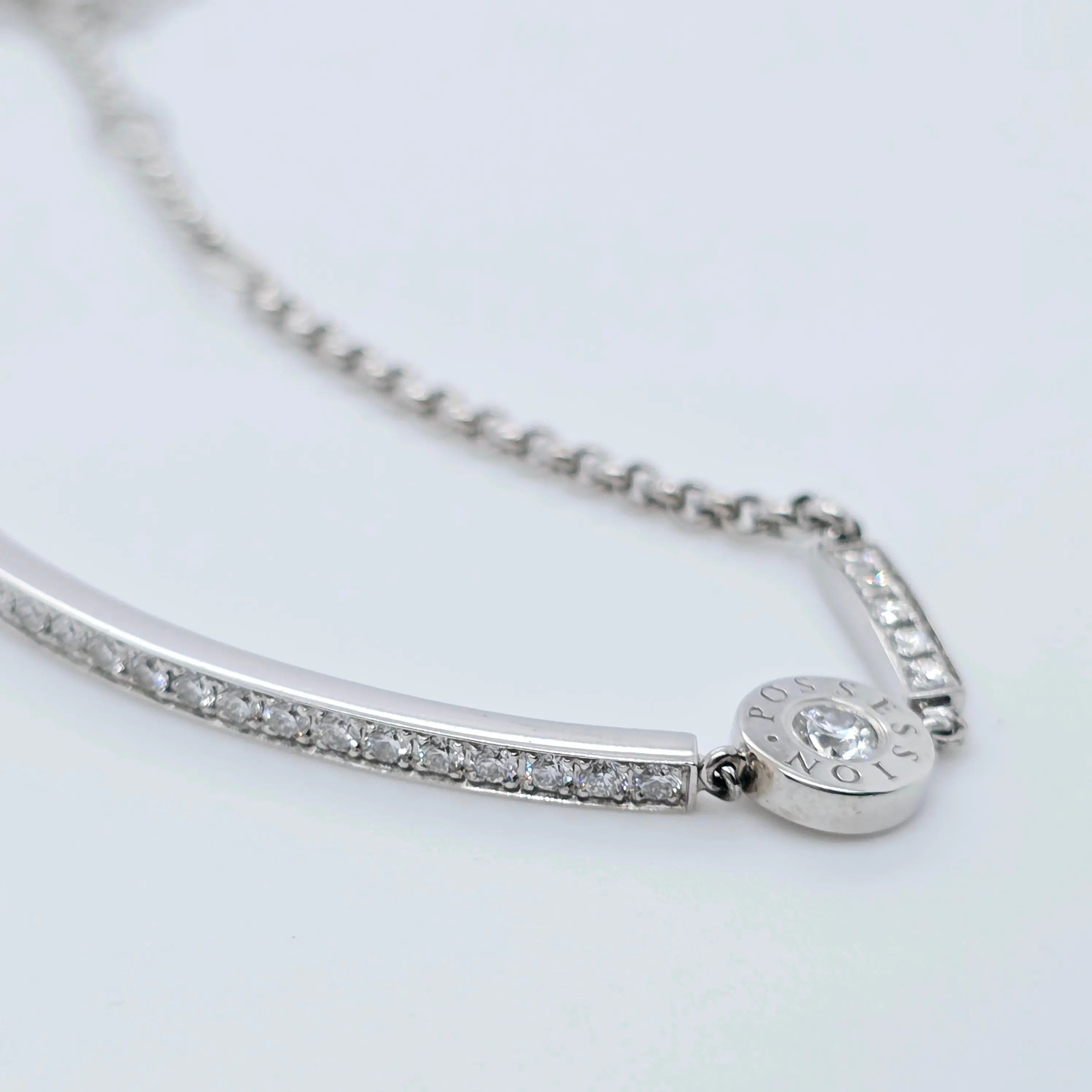 Piaget Possession bracelet, 18ct white gold, diamond, 7 Inches Chloe's Jewellers