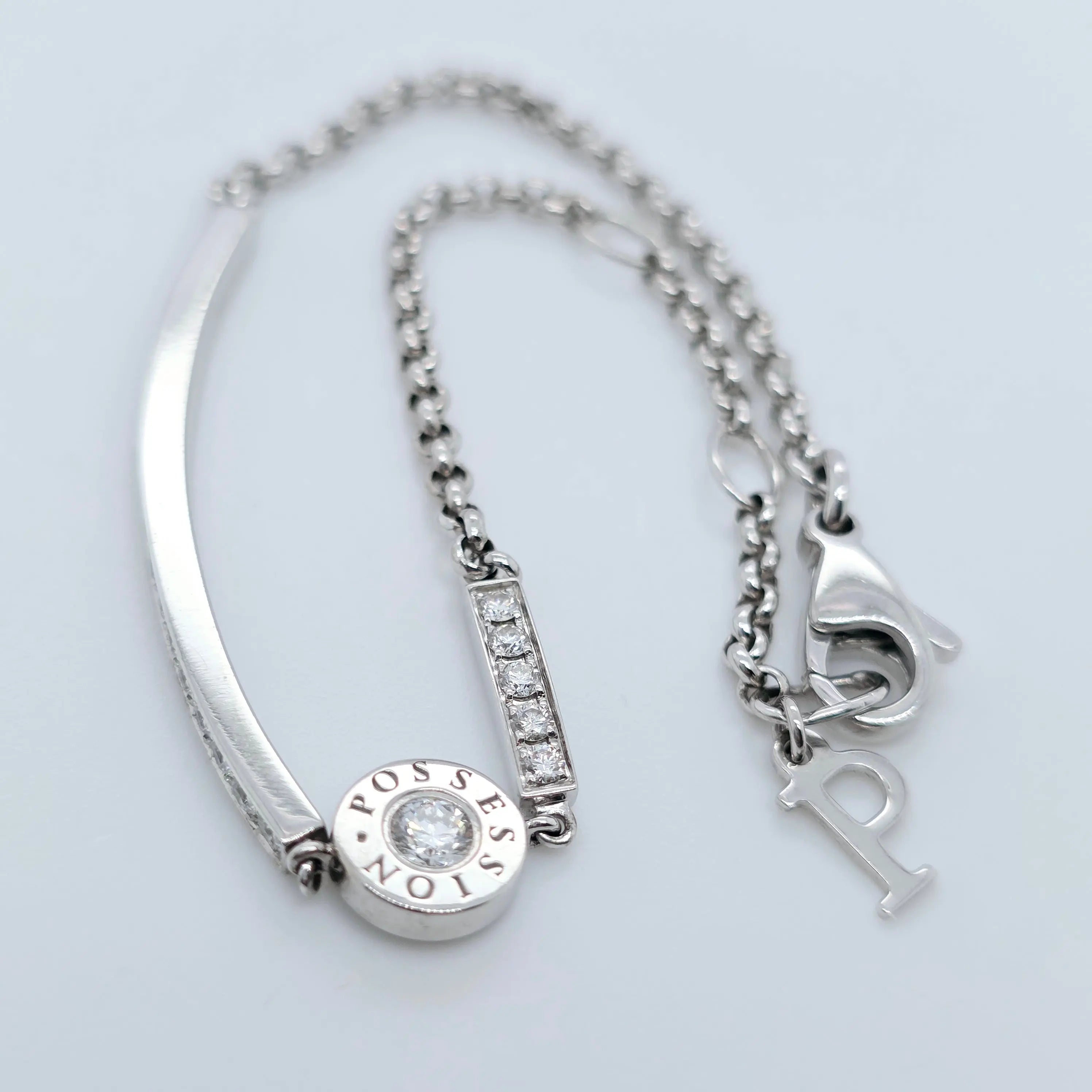 Piaget Possession bracelet, 18ct white gold, diamond, 7 Inches Chloe's Jewellers