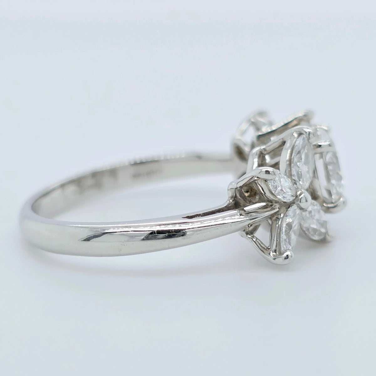 Tiffany & Co Victoria Diamond Ring, Platinum, Size L 1/2 (52), Designer Ring Chloe's Jewellers