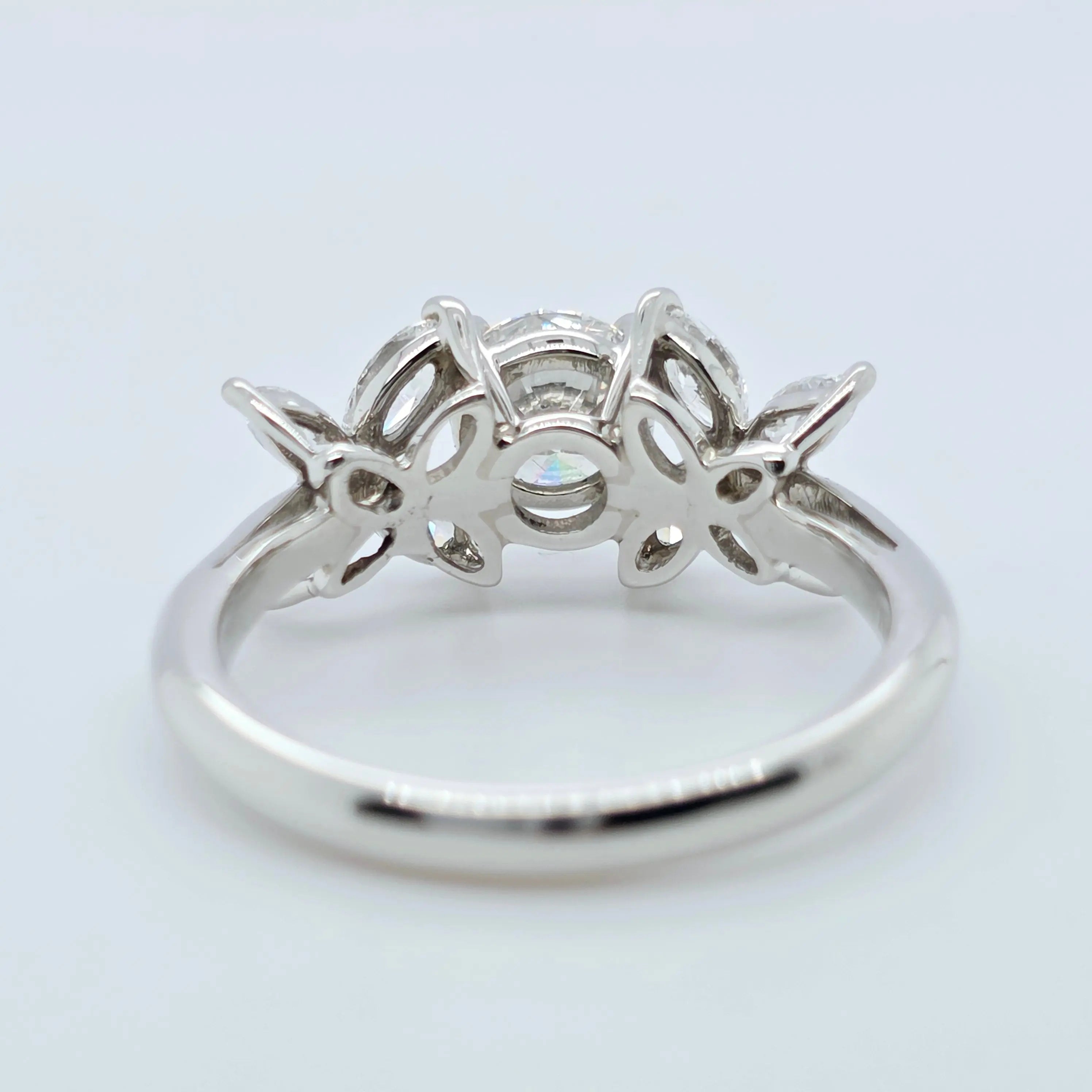 Tiffany & Co Victoria Diamond Ring, Platinum, Size L 1/2 (52), Designer Ring Chloe's Jewellers