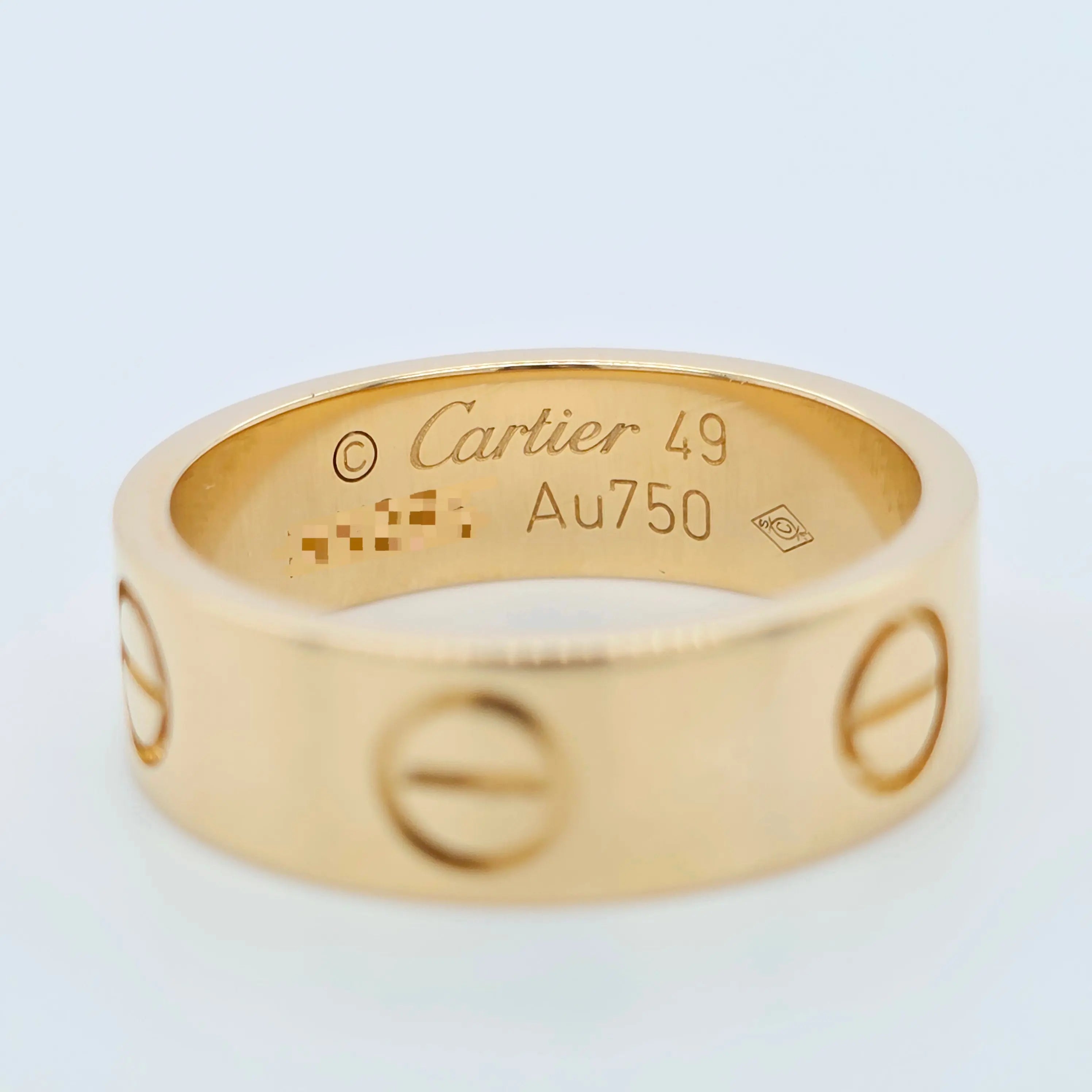 Cartier Love Ring, Classic model, 18ct Yellow Gold, Size 49, Box & 2020 Papers Chloe's Jewellers