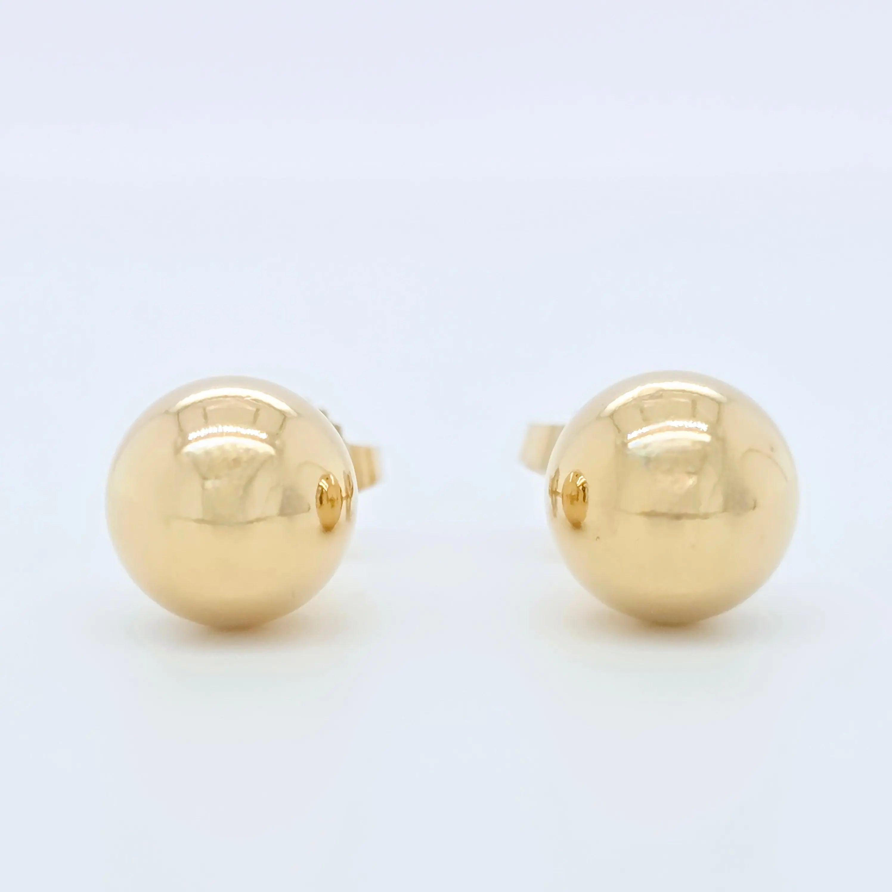 Tiffany & Co. Ball Stud Earrings, 18ct Yellow Gold, 7.6 mm diameter Chloe's Jewellers