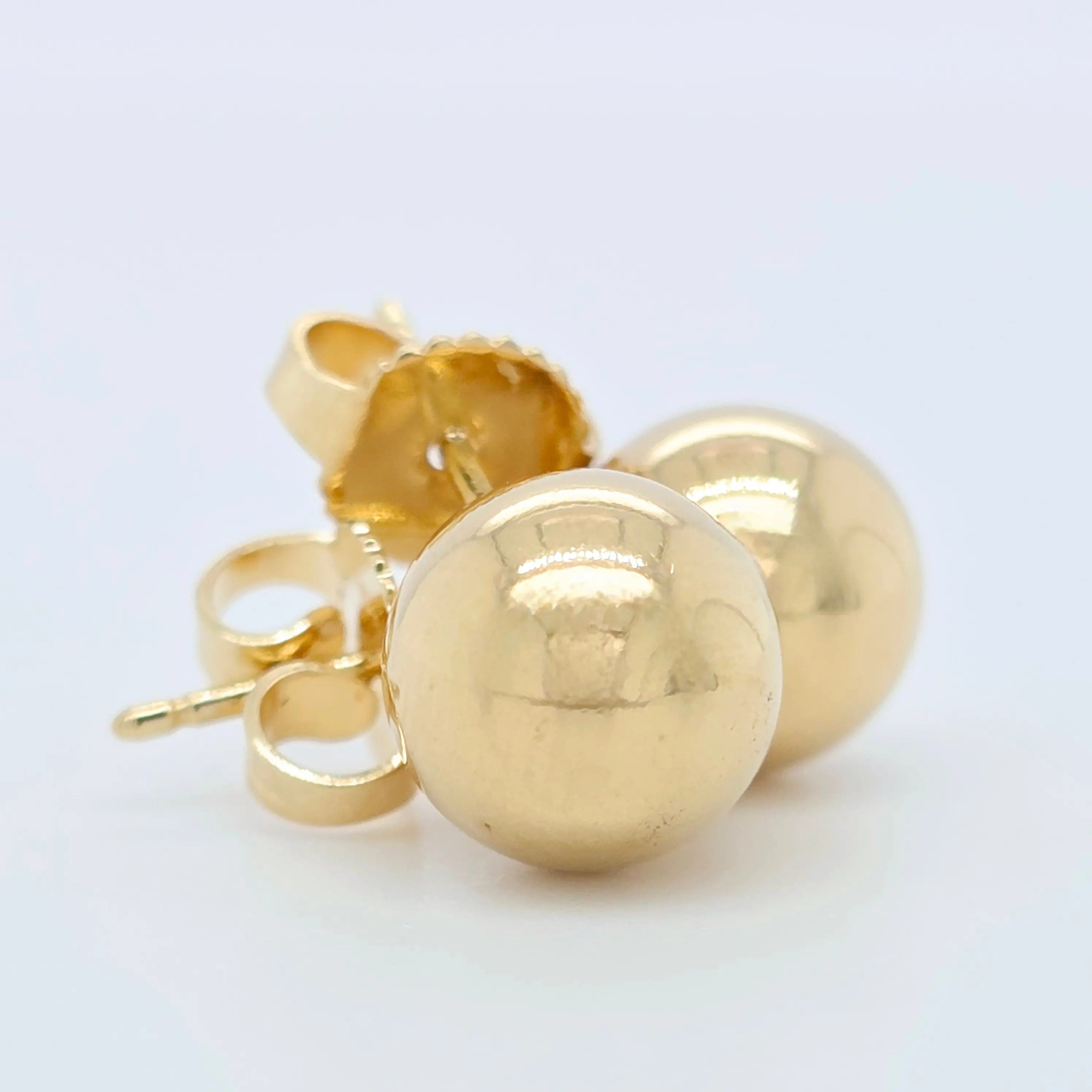 Tiffany & Co. Ball Stud Earrings, 18ct Yellow Gold, 7.6 mm diameter Chloe's Jewellers