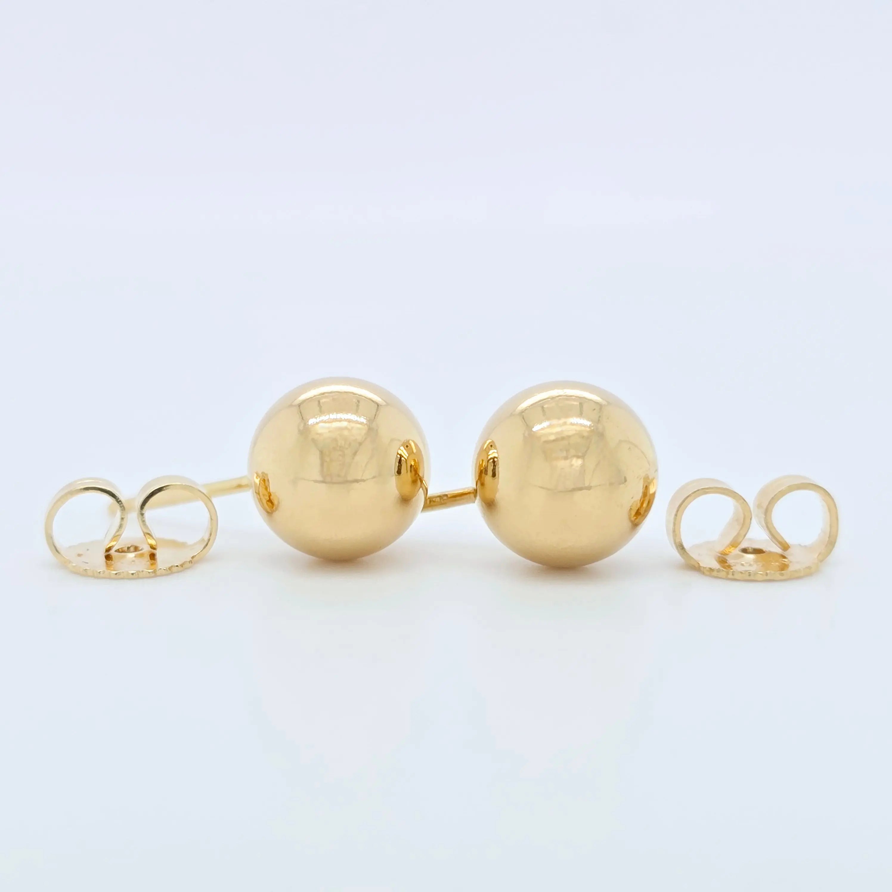 Tiffany & Co. Ball Stud Earrings, 18ct Yellow Gold, 7.6 mm diameter Chloe's Jewellers