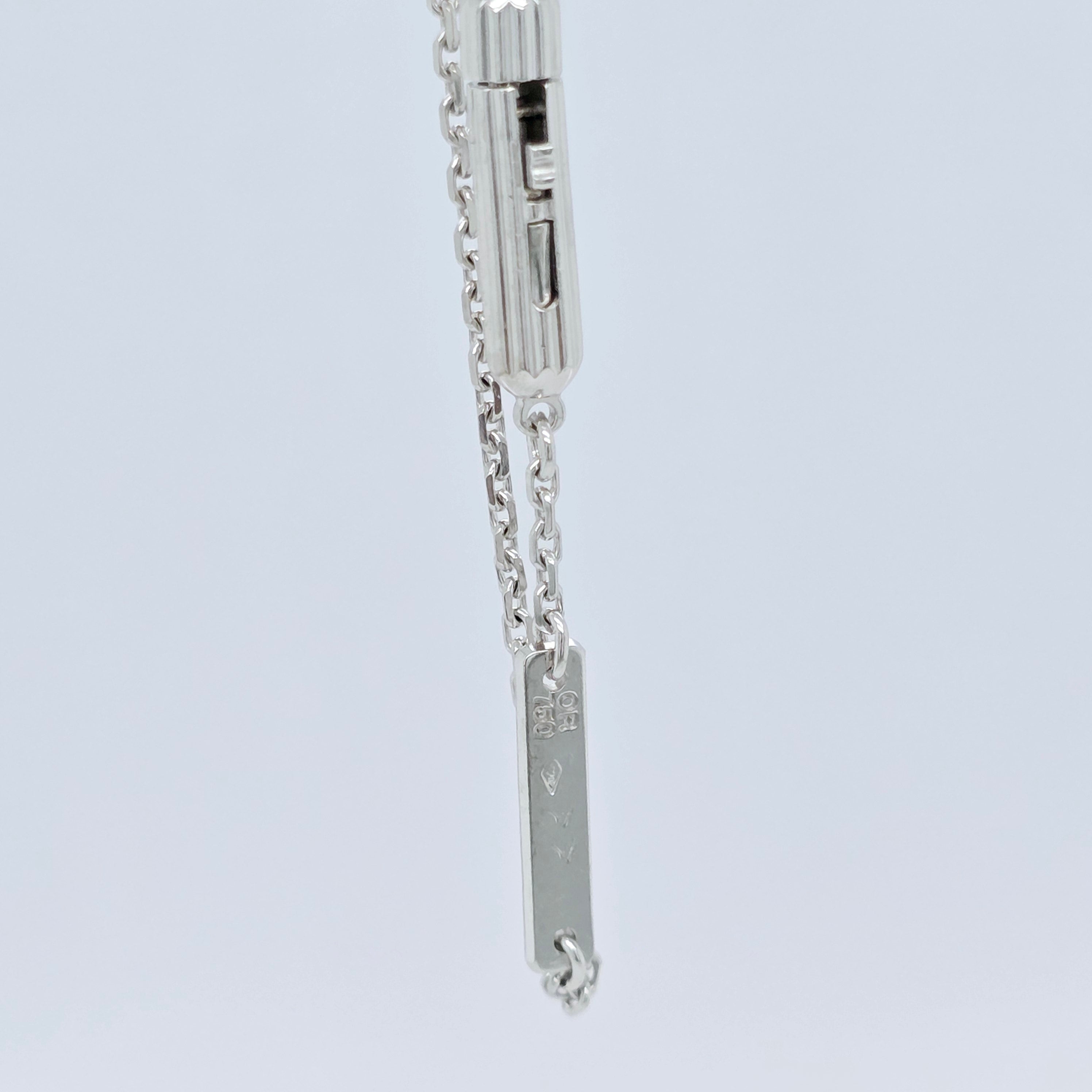 Boucheron Diamond Cross Necklace, 18ct White Gold