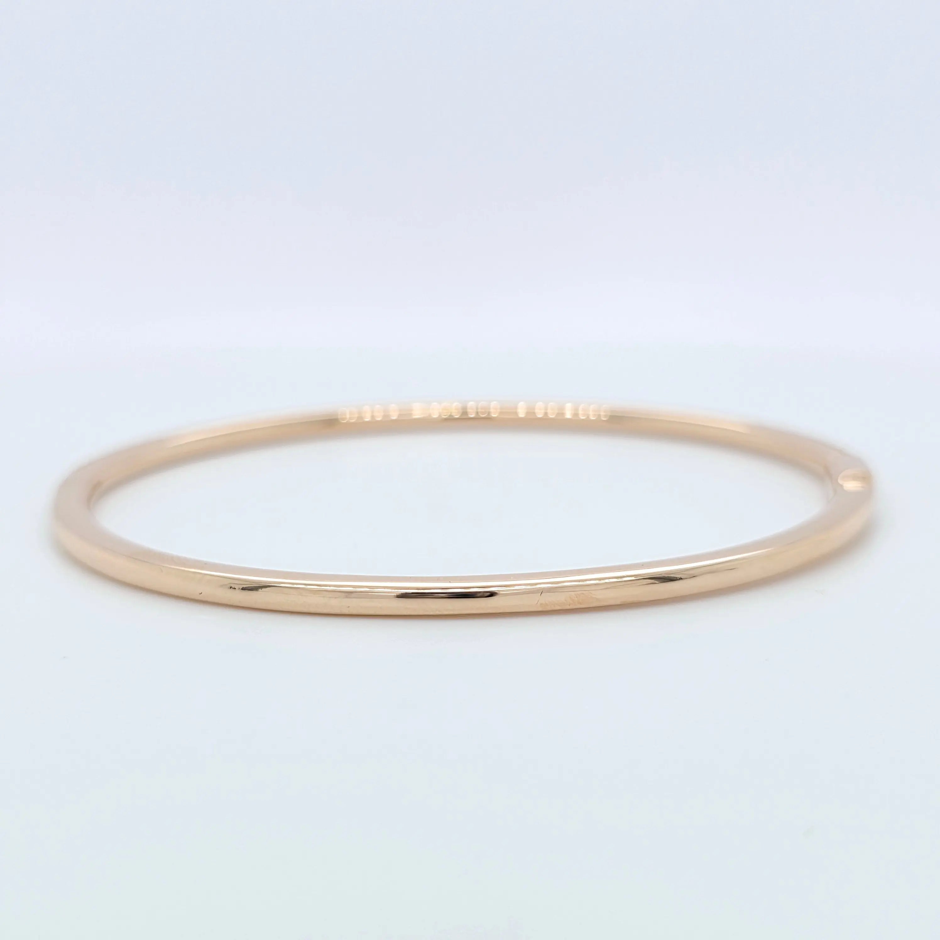 Tiffany & Co. Tiffany Metro Hinged Diamond Bangle, 18ct Rose Gold, Medium Size Chloe's Jewellers
