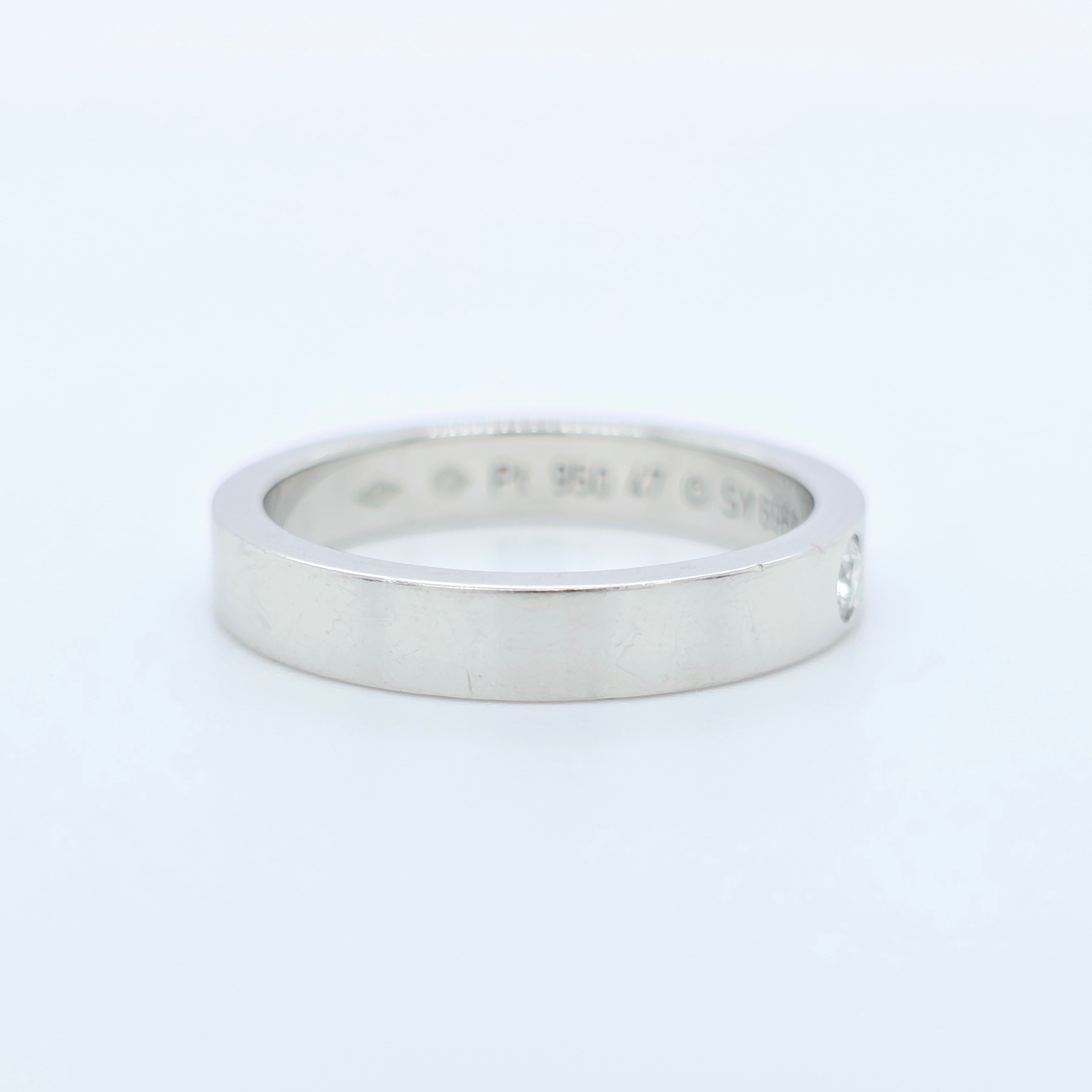 Pre-Owned | Cartier C de Cartier Wedding Ring, Platinum & Diamond