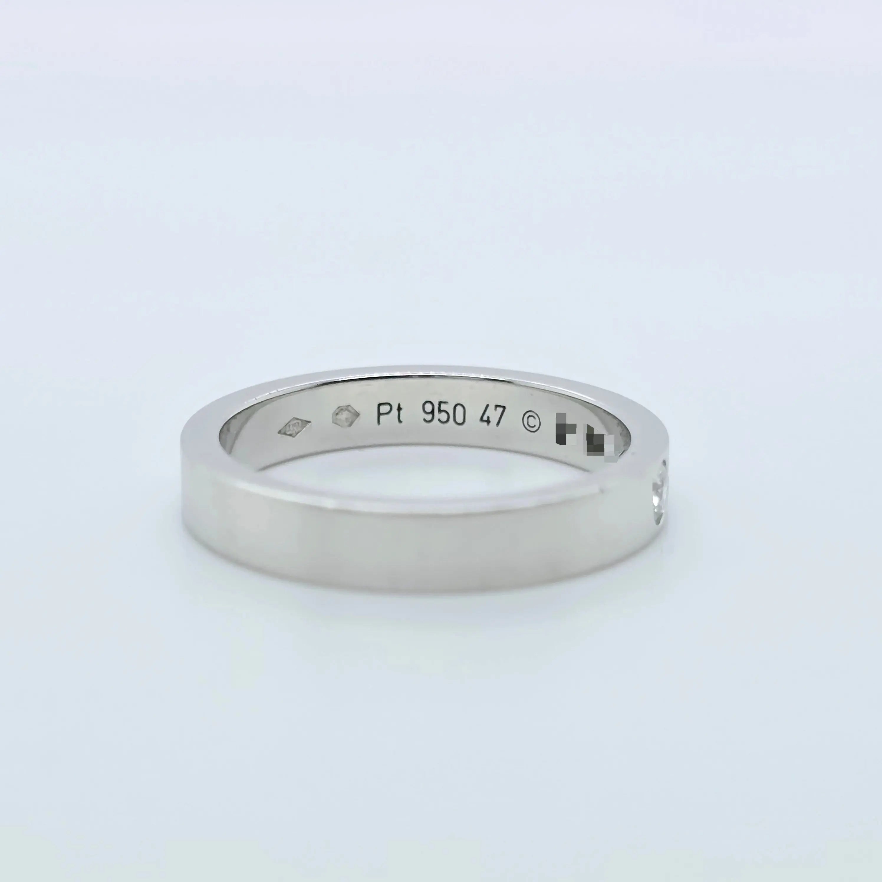 Pre-Owned | Cartier C de Cartier Wedding Ring, Platinum & Diamond Chloe's Jewellers