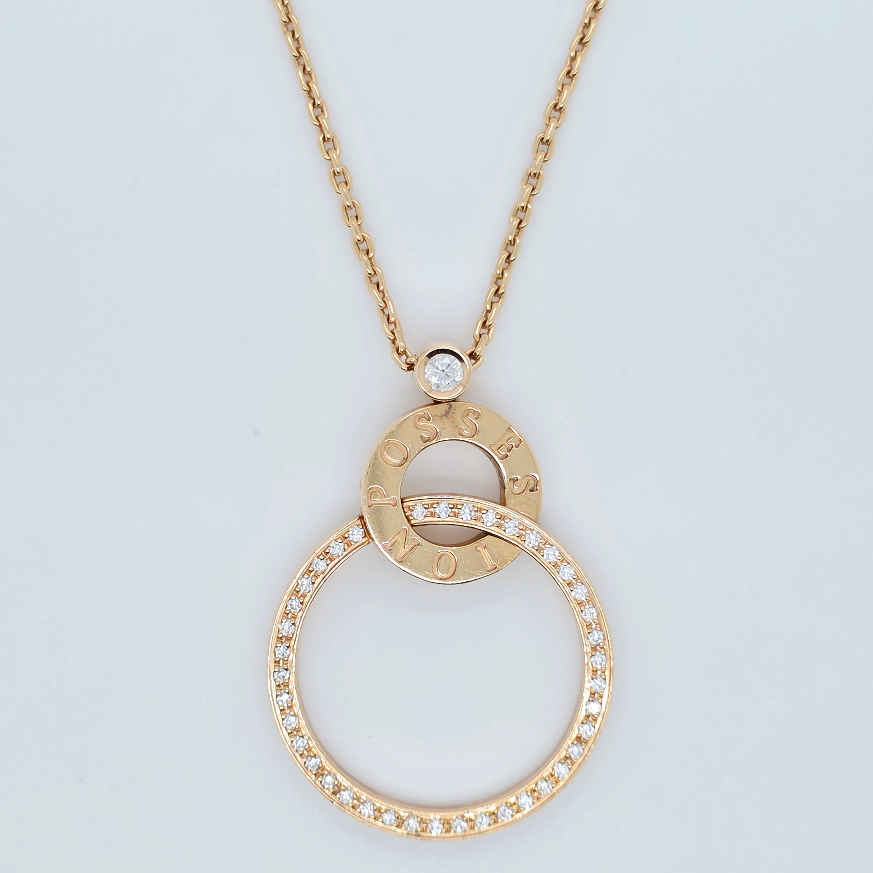 Piaget Possession Pendant Necklace | Diamond | 18K Yellow Gold Chloe's Jewellers