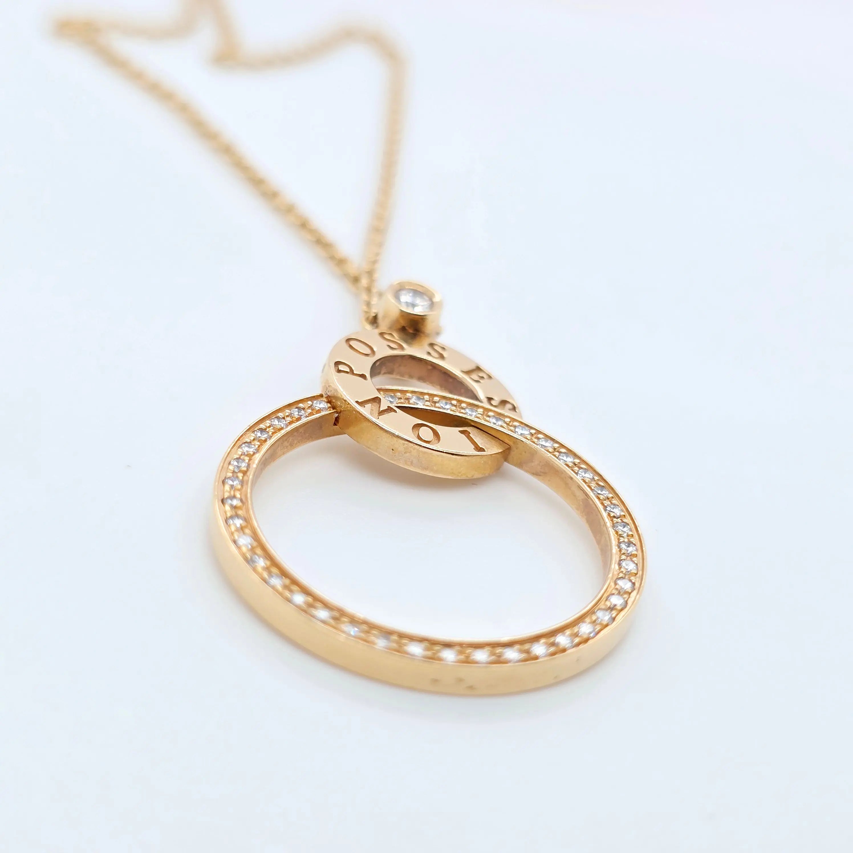 Piaget Possession Pendant Necklace | Diamond | 18K Yellow Gold Chloe's Jewellers