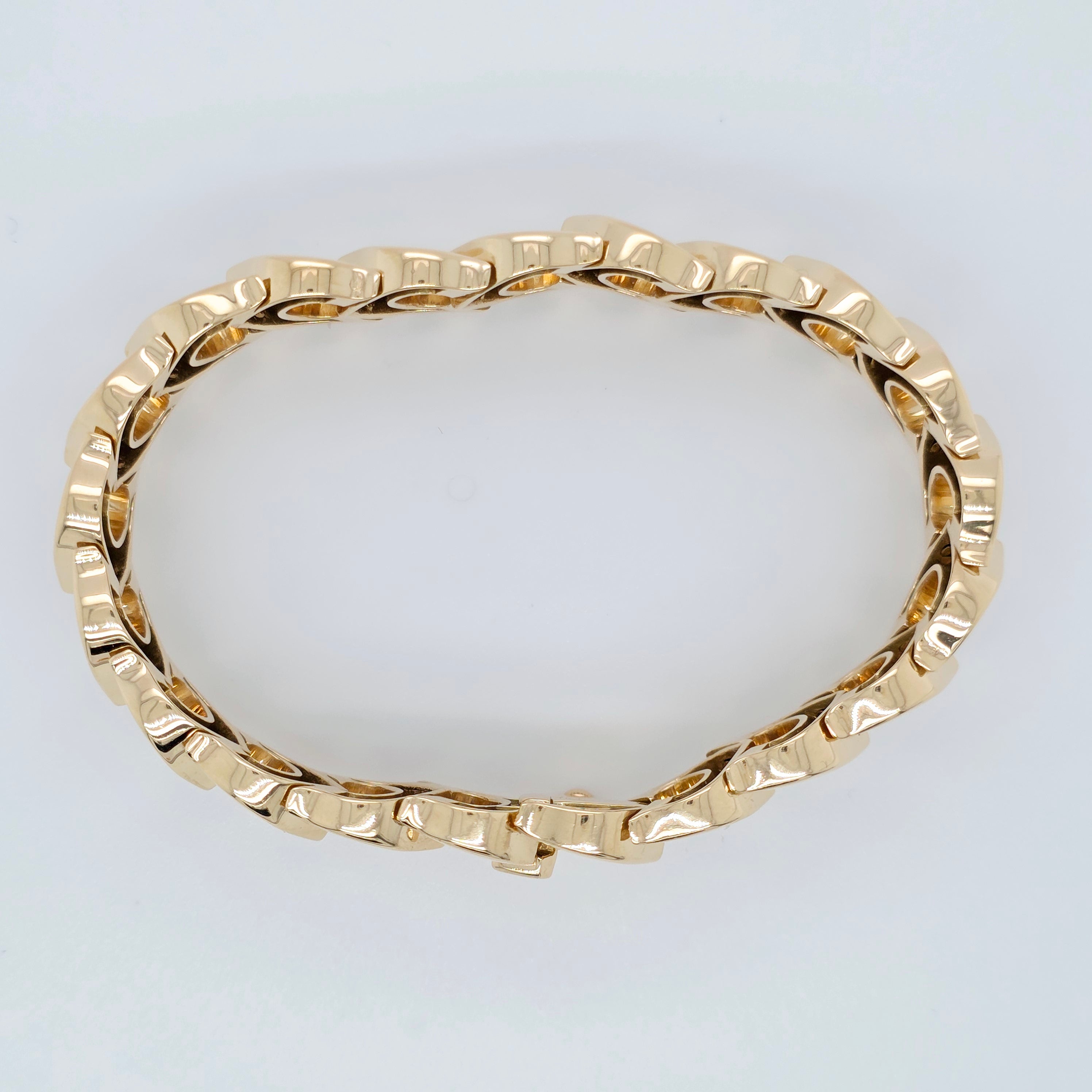Pre-Owned Vintage Cartier C de Cartier Bracelet | 18K Yellow Gold Chloe's Jewellers