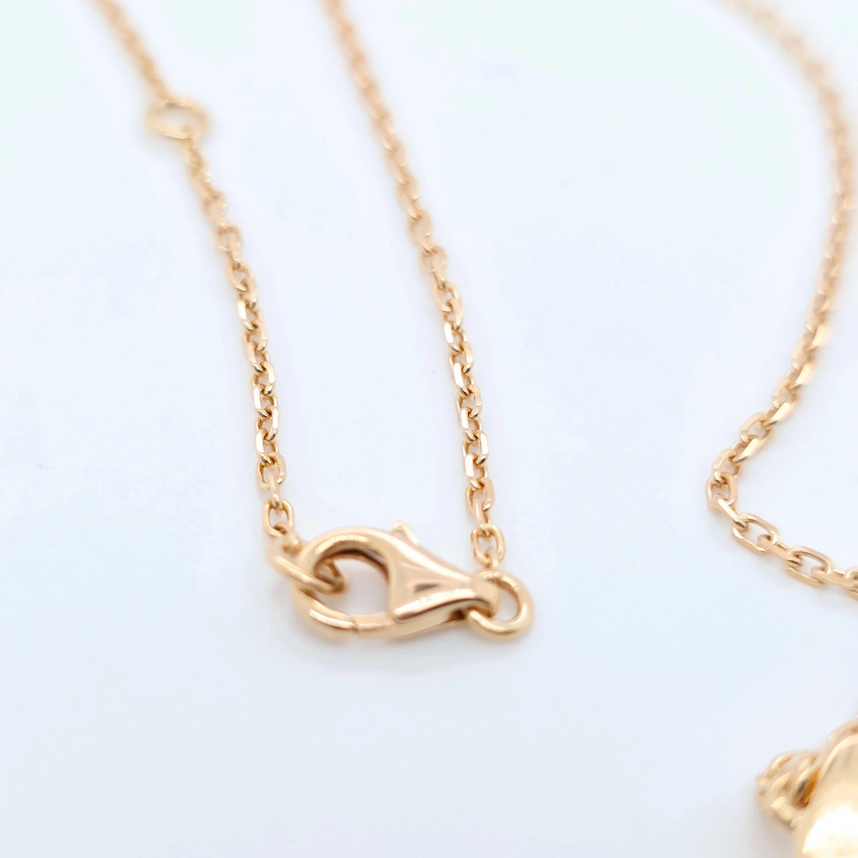 Cartier Caresse d'Orchidées par necklace, 18ct Yellow Gold, Adjustable chain Chloe's Jewellers