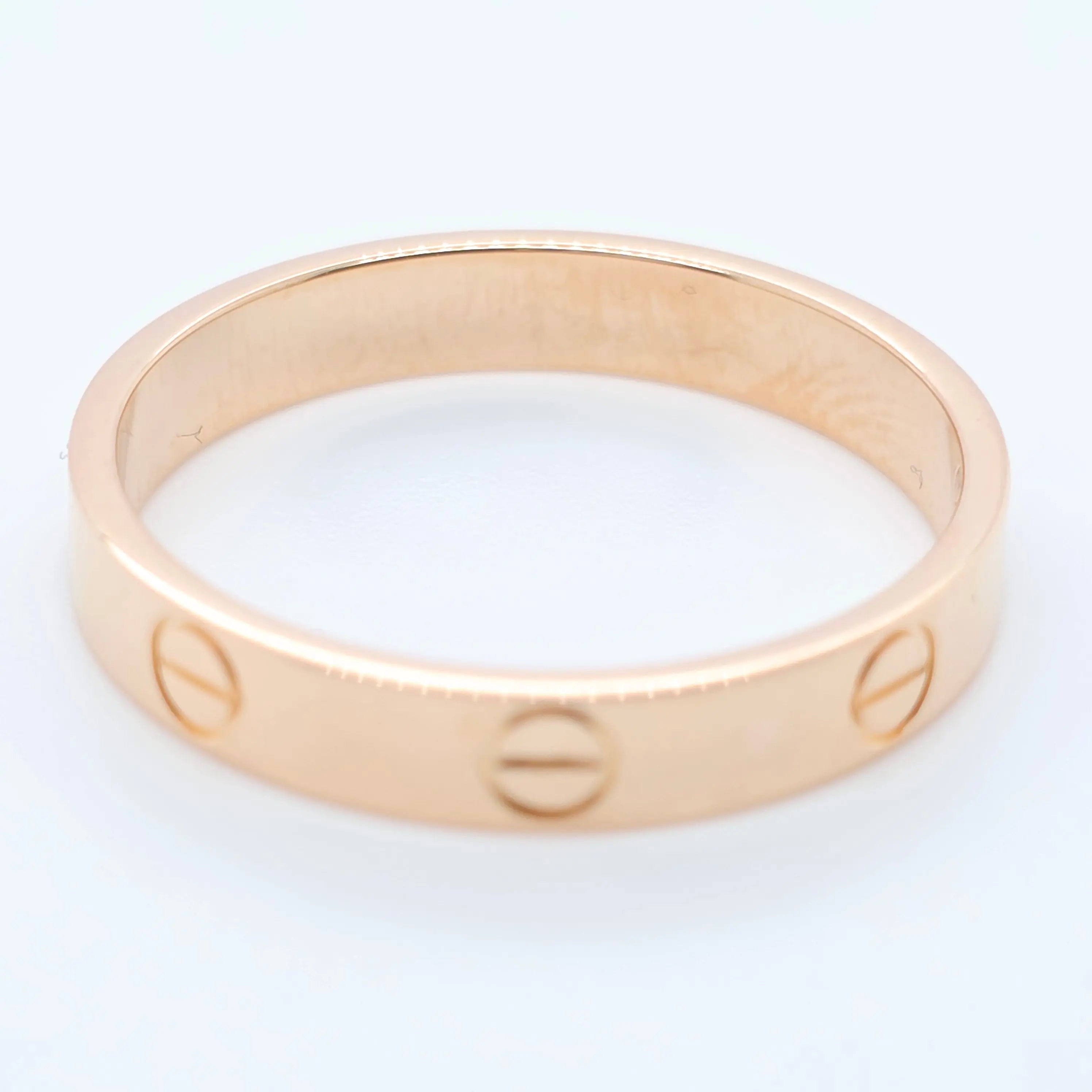Cartier Love Ring, Classic Model, 3.5 mm, 18ct Rose Gold, Size 60, Box & Papers Chloe's Jewellers