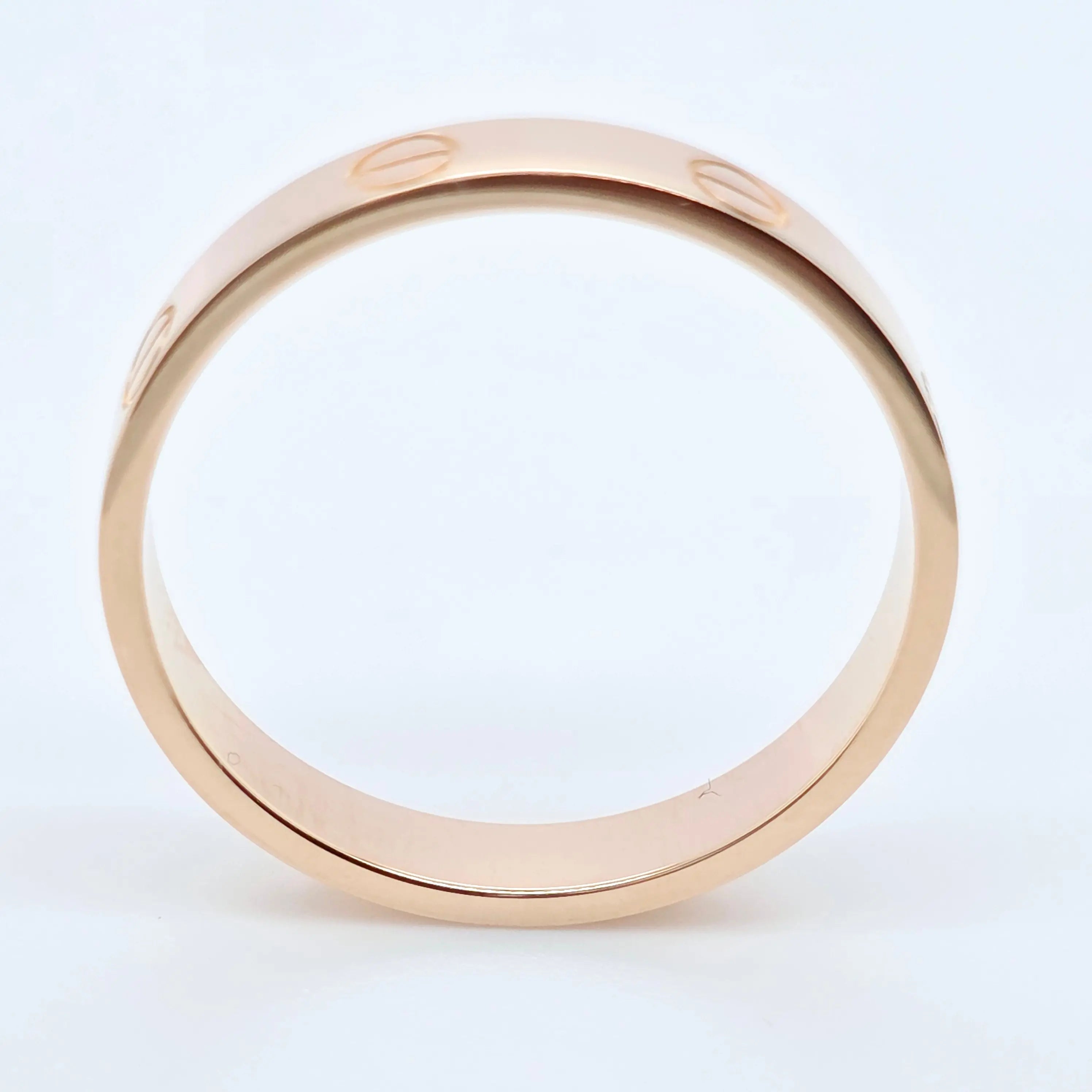 Cartier Love Ring, Classic Model, 3.5 mm, 18ct Rose Gold, Size 60, Box & Papers Chloe's Jewellers