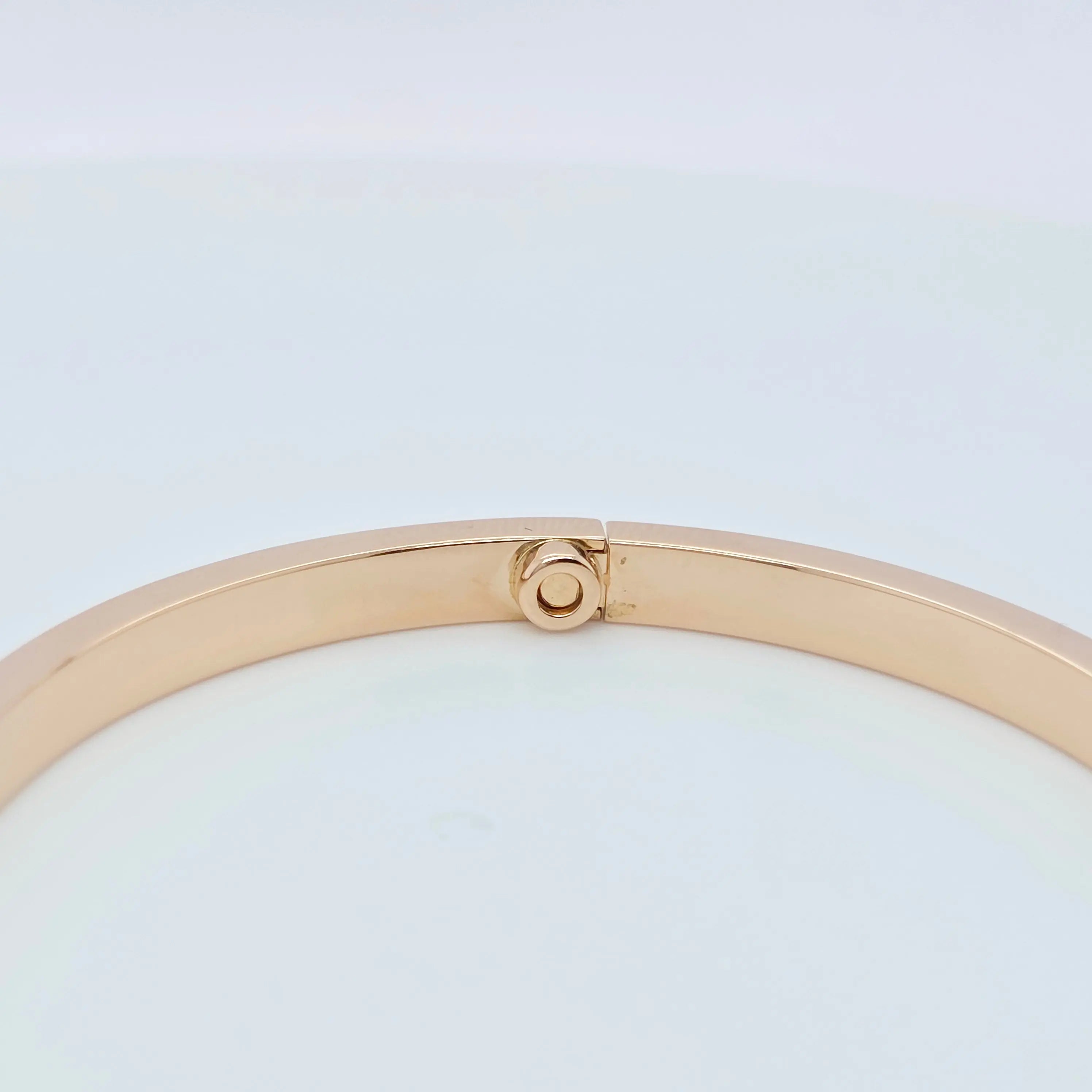 Cartier Love Bracelet – 18ct Rose Gold, Small Model, Size 16 Chloe's Jewellers