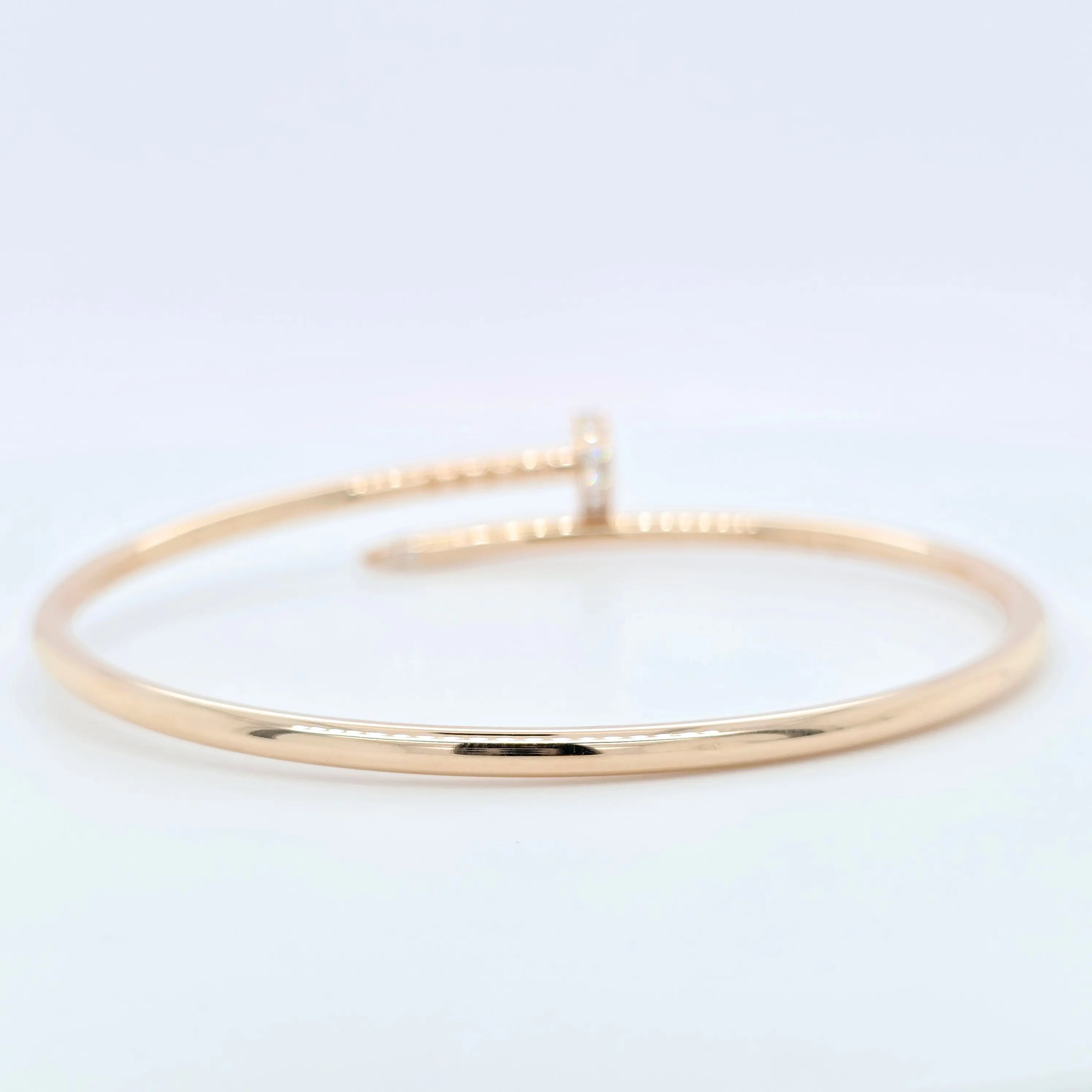 Cartier Juste Un Clou Bracelet – Rose Gold, 0.18ct Diamonds, Size 16 Chloe's Jewellers