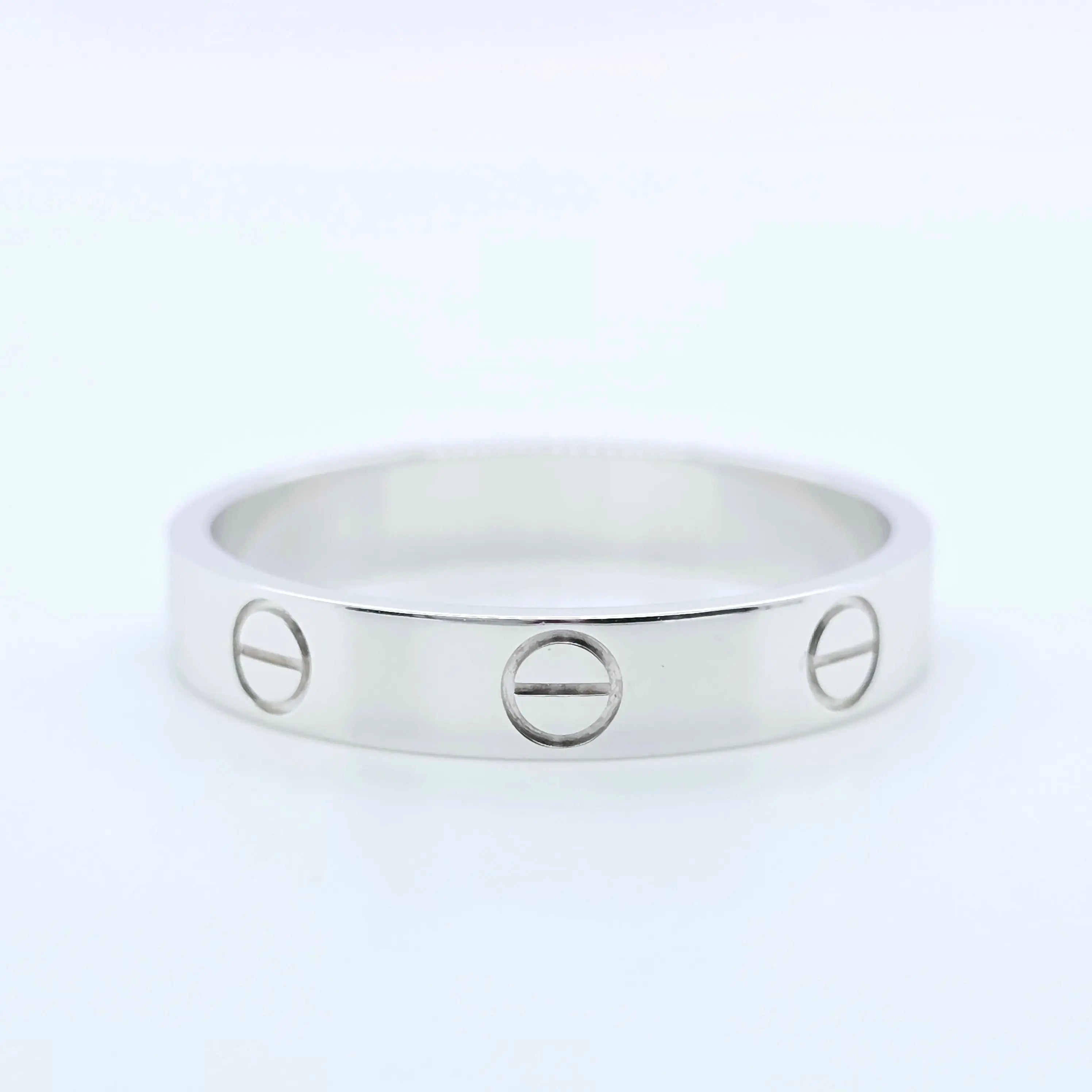 Cartier Love Ring – Small Model, 18ct White Gold, Size 56 Chloe's Jewellers