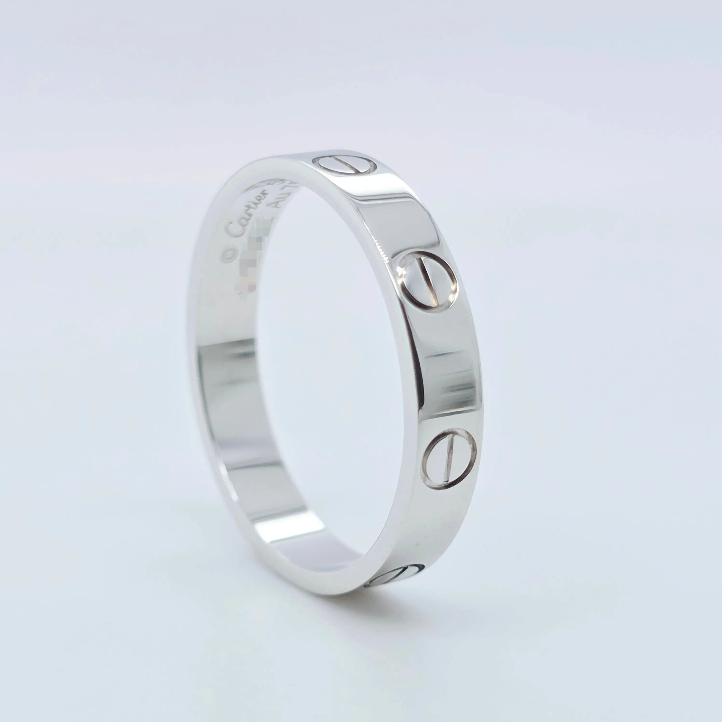 Cartier Love Ring – Small Model, 18ct White Gold, Size 56 Chloe's Jewellers
