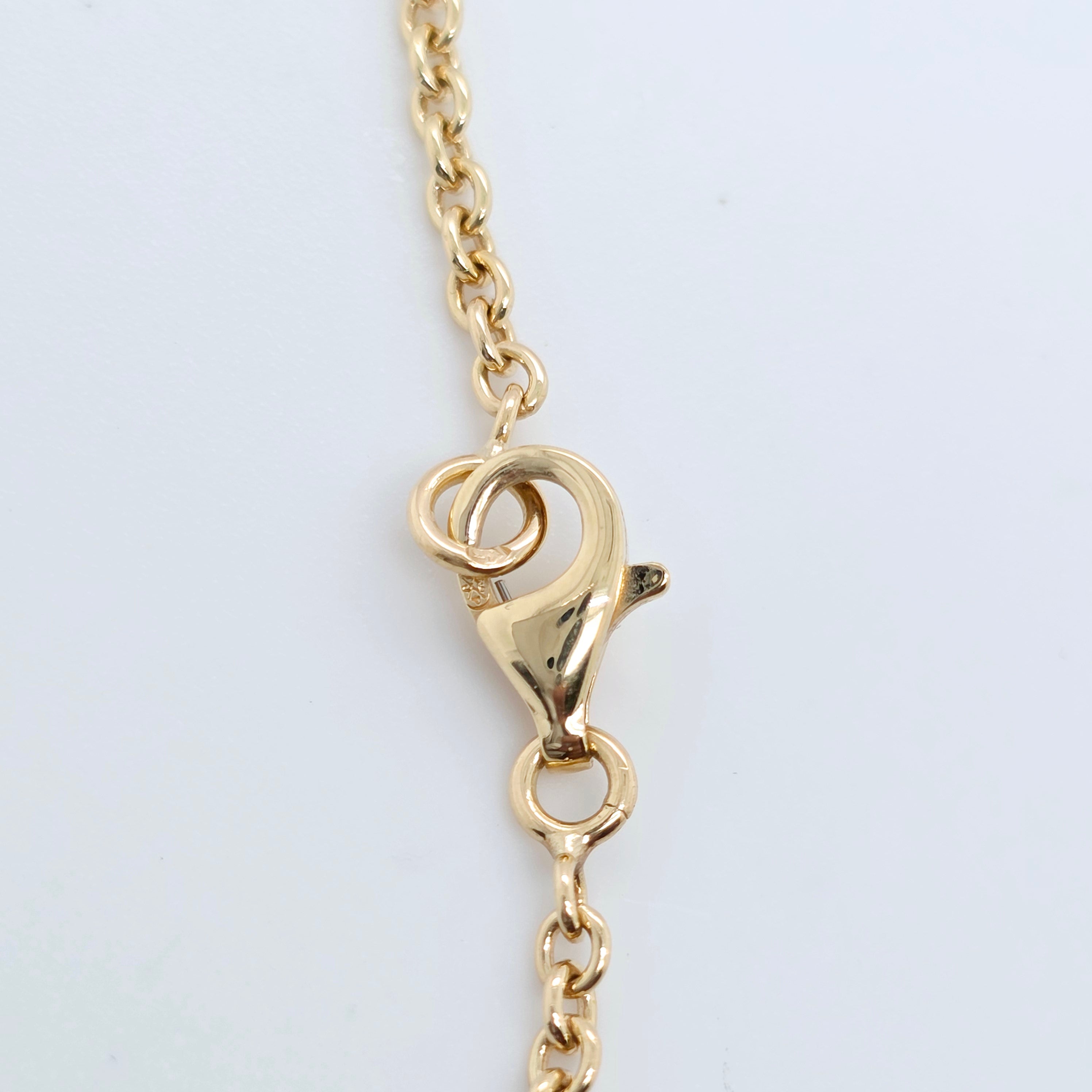 Vintage Cartier Trinity Necklace – 18ct Tri-Gold, 3 Pendants