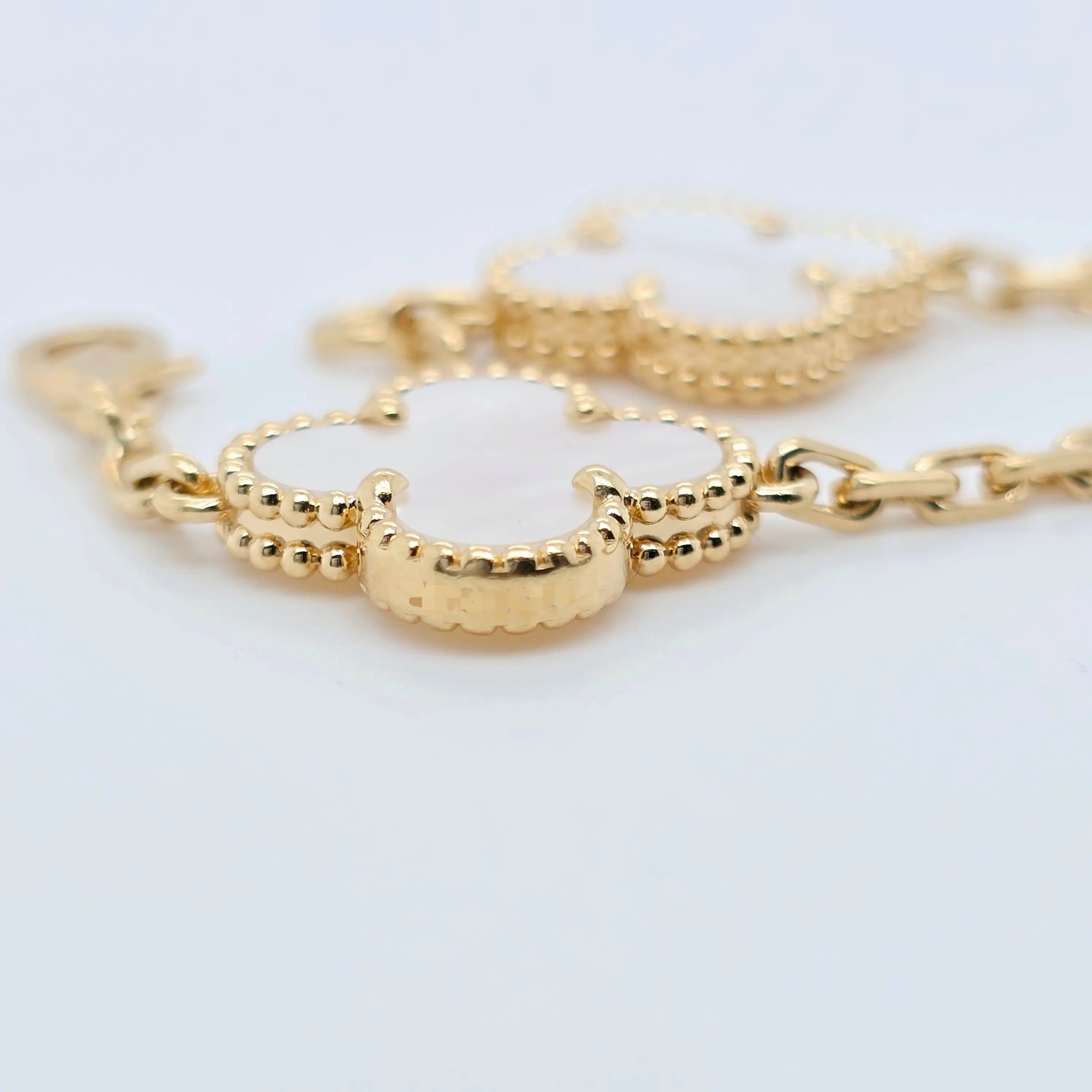 Van Cleef & Arpels Alhambra Bracelet – Mother of Pearl, 18ct Yellow Gold Chloe's Jewellers