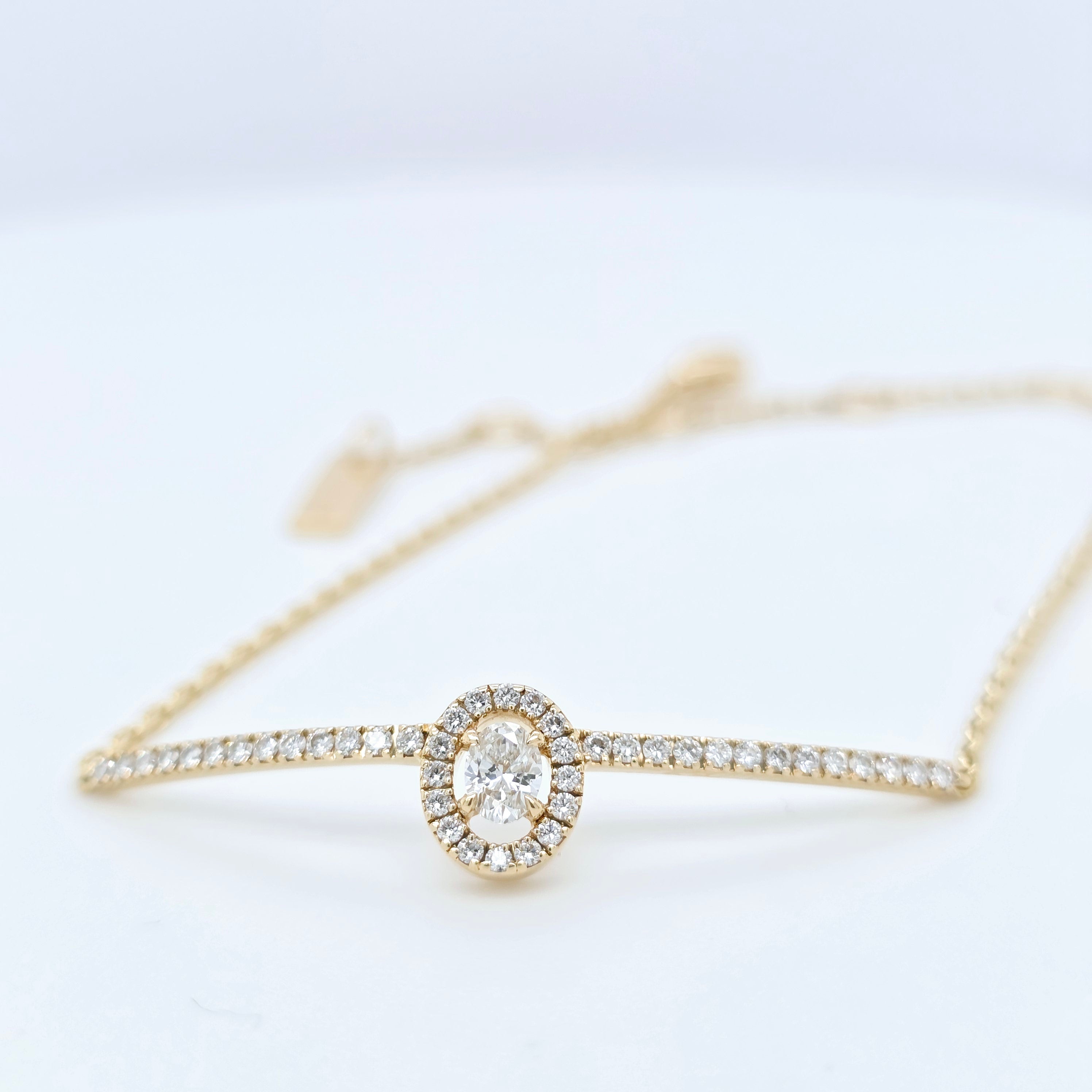 Pre-Owned Messika Glam’Azone Diamond Bracelet – 18K Yellow Gold Chloe's Jewellers
