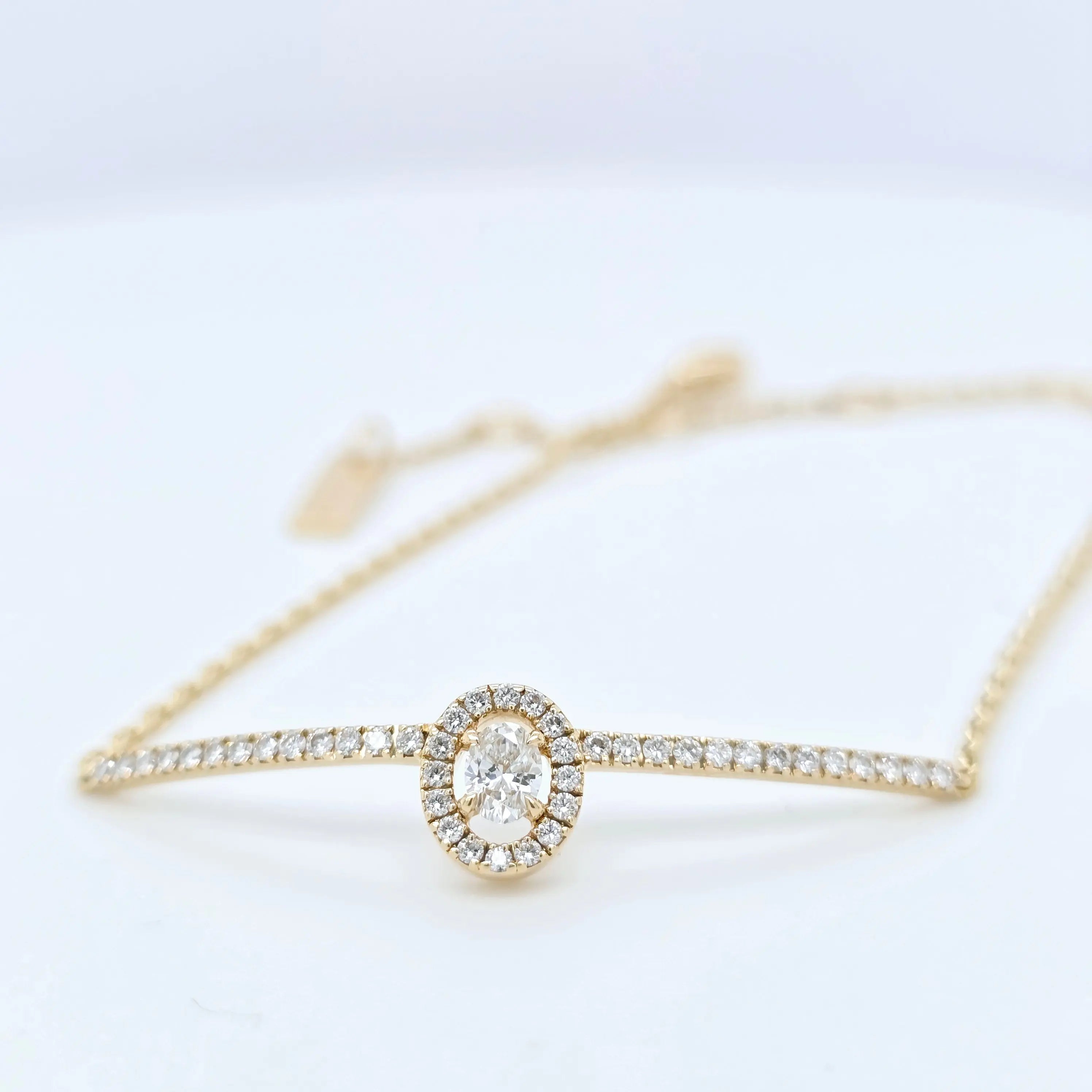 Pre-Owned Messika Glam’Azone Diamond Bracelet – 18K Yellow Gold Chloe's Jewellers