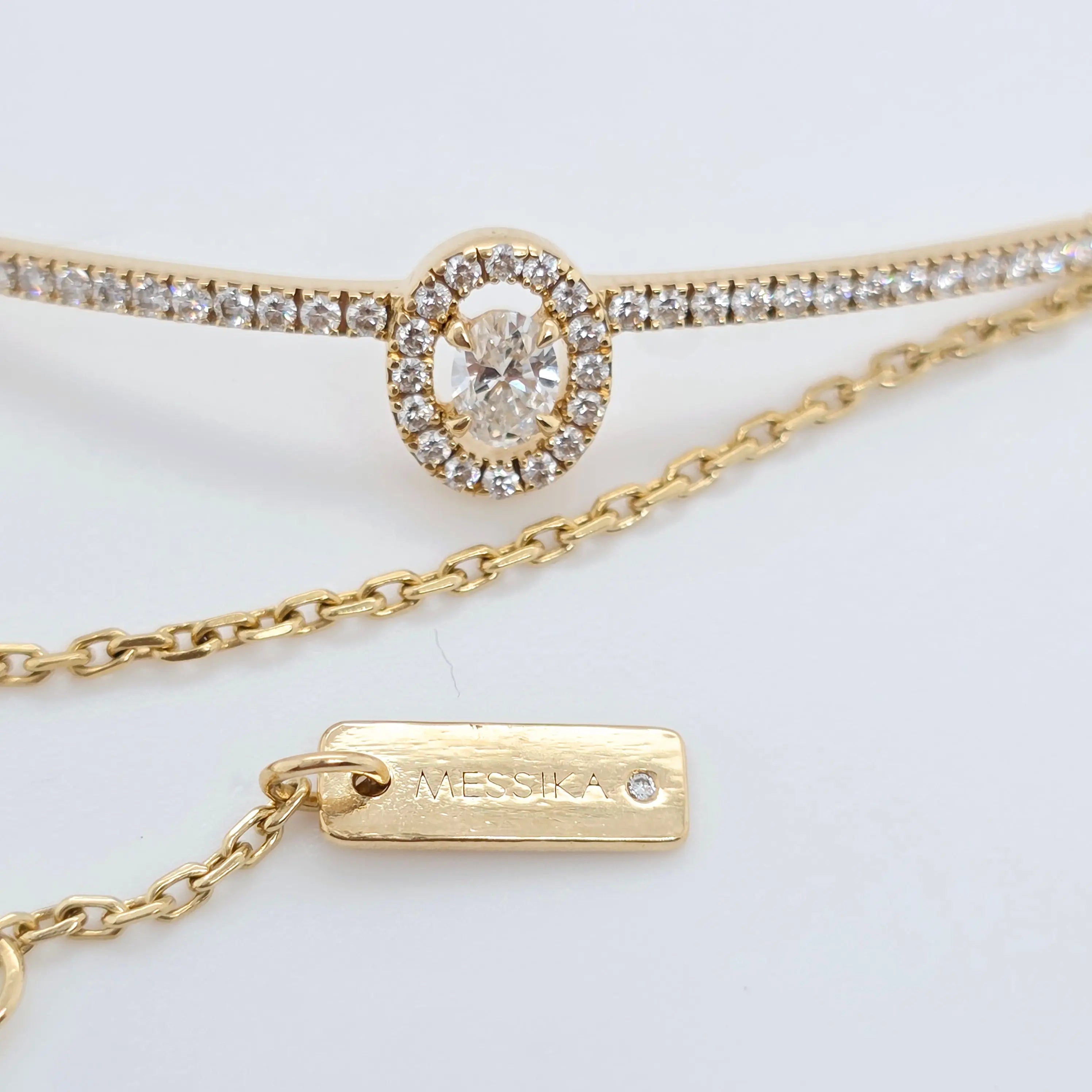 Pre-Owned Messika Glam’Azone Diamond Bracelet – 18K Yellow Gold Chloe's Jewellers
