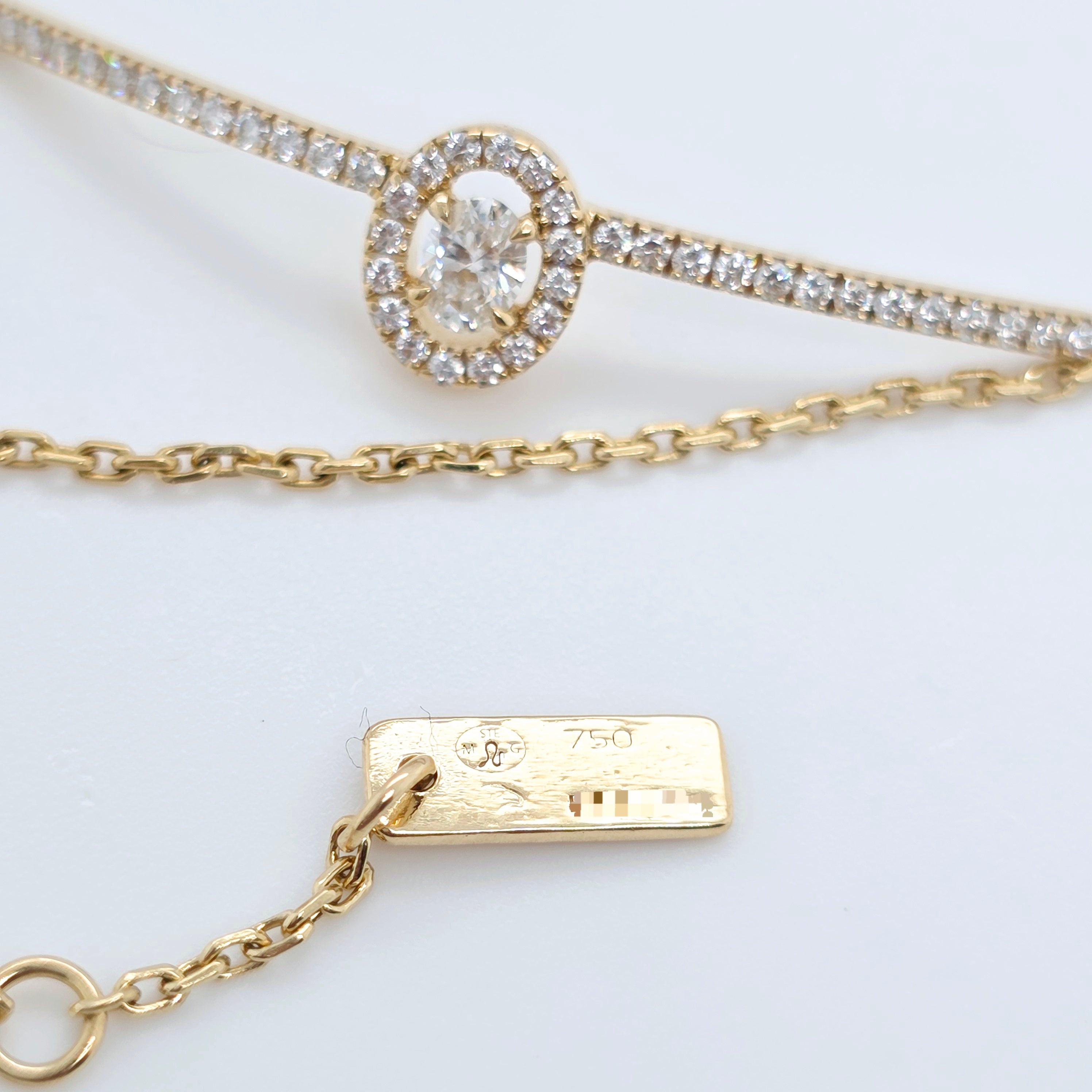 Pre-Owned Messika Glam’Azone Diamond Bracelet – 18K Yellow Gold Chloe's Jewellers