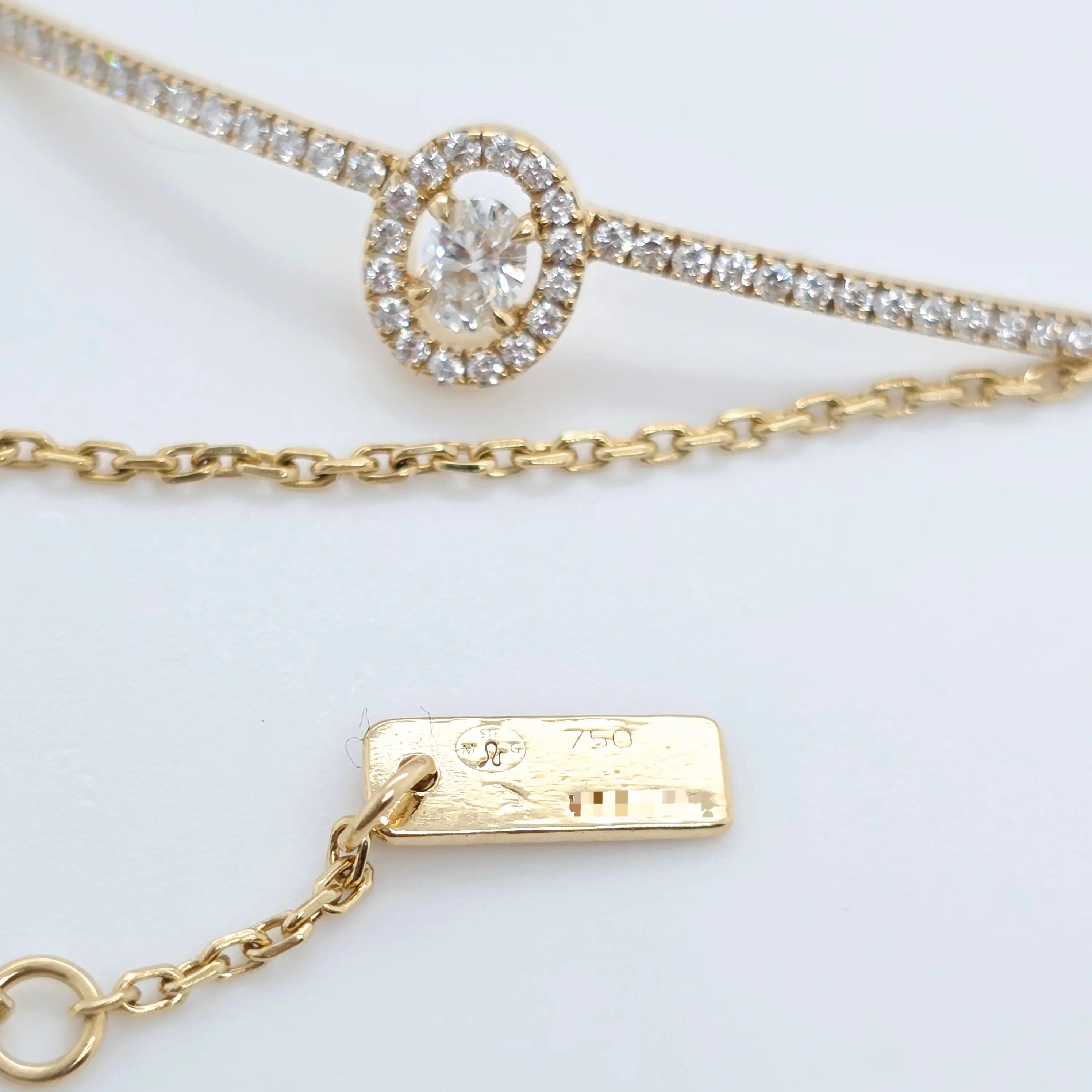 Pre-Owned Messika Glam’Azone Diamond Bracelet – 18K Yellow Gold Chloe's Jewellers