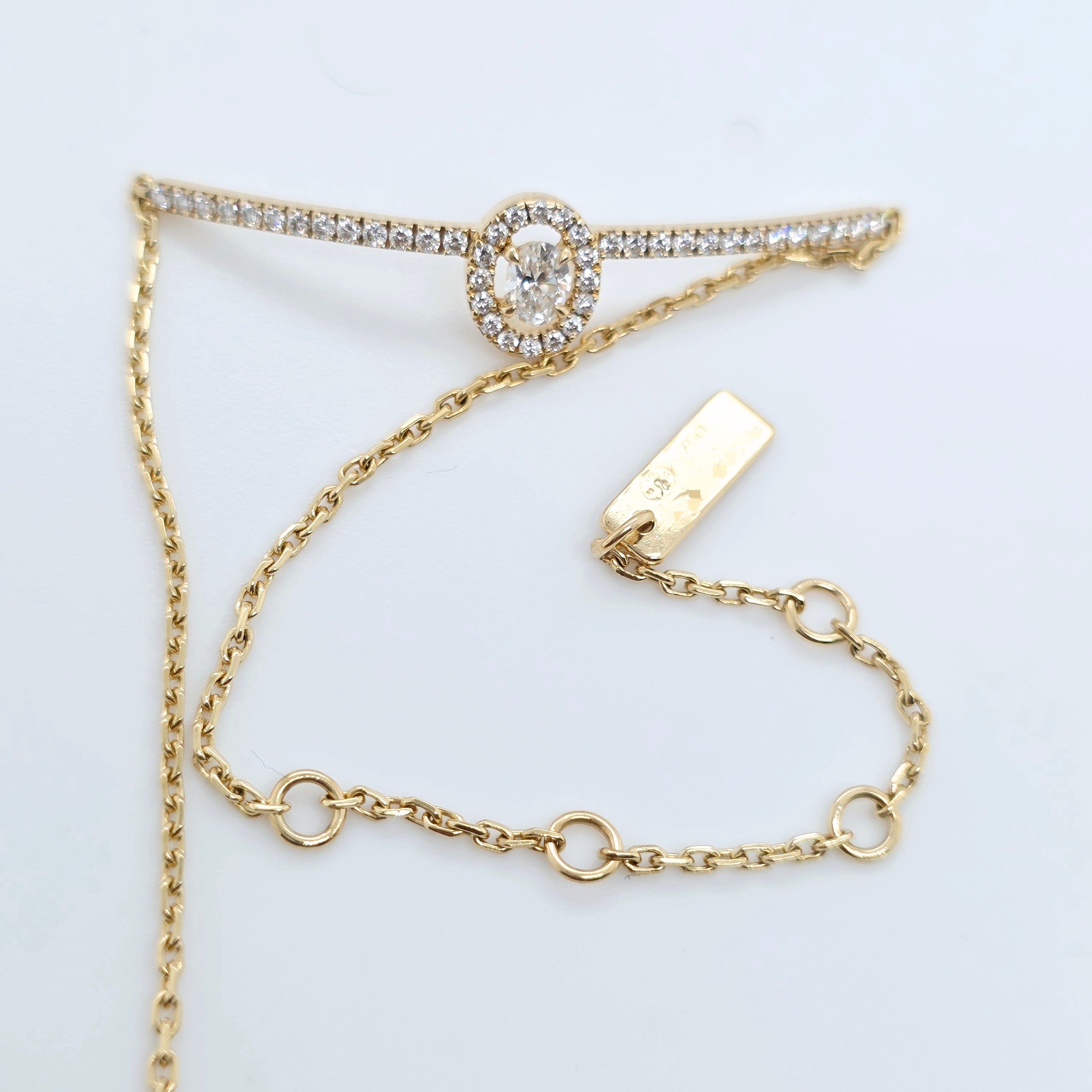 Pre-Owned Messika Glam’Azone Diamond Bracelet – 18K Yellow Gold Chloe's Jewellers