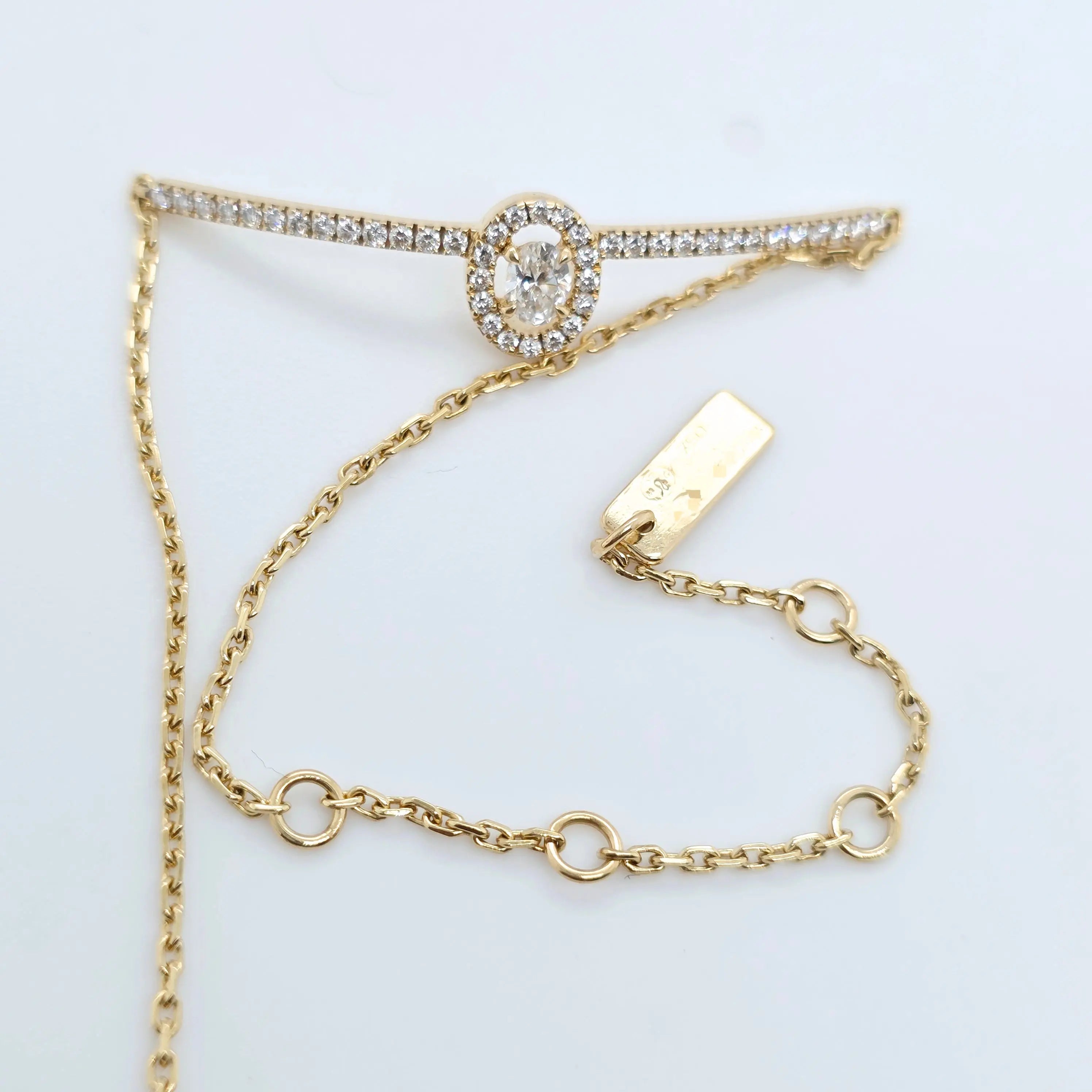 Pre-Owned Messika Glam’Azone Diamond Bracelet – 18K Yellow Gold Chloe's Jewellers