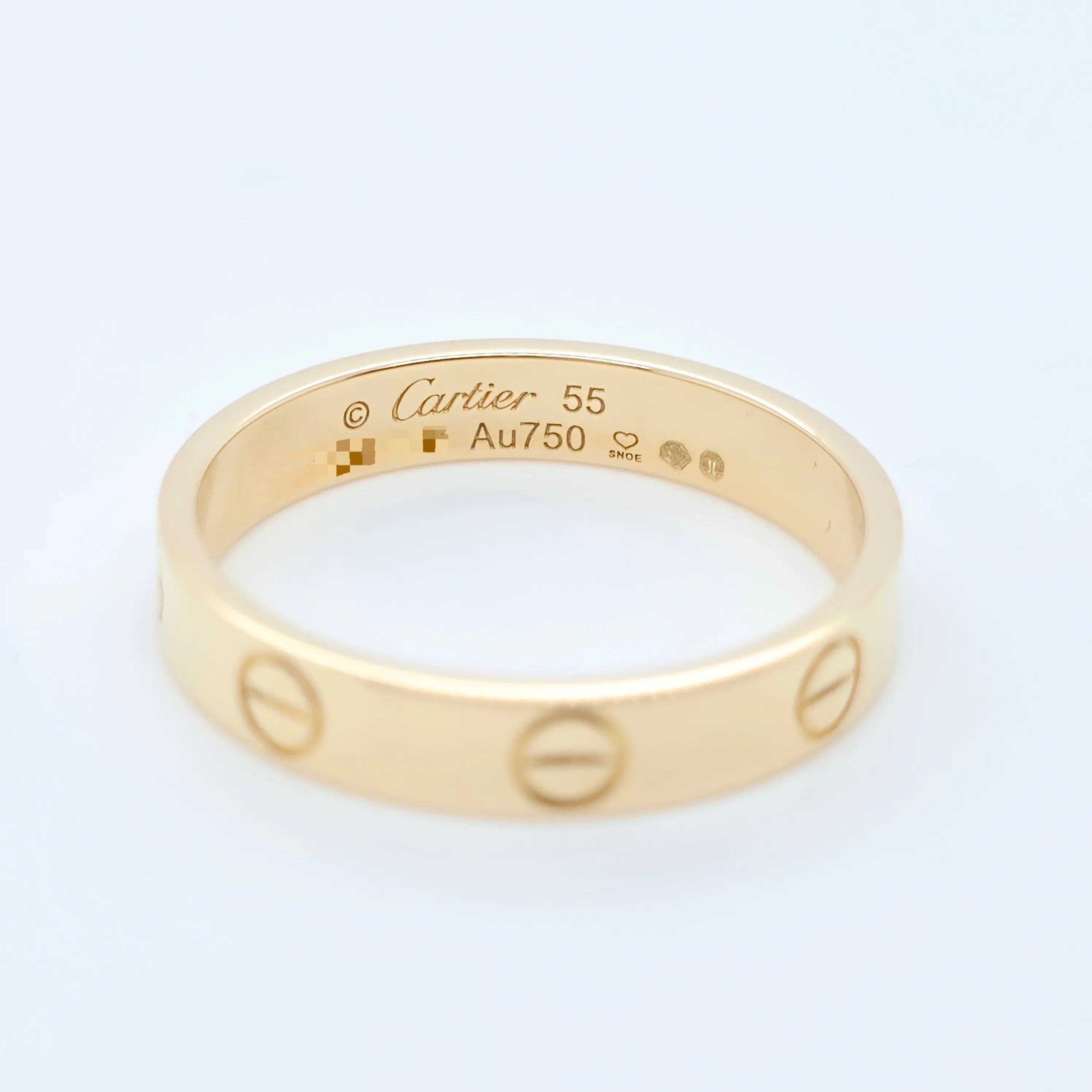 Pre-Owned Cartier Love Ring – Small Model in 18K Yellow Gold Chloe's Jewellers