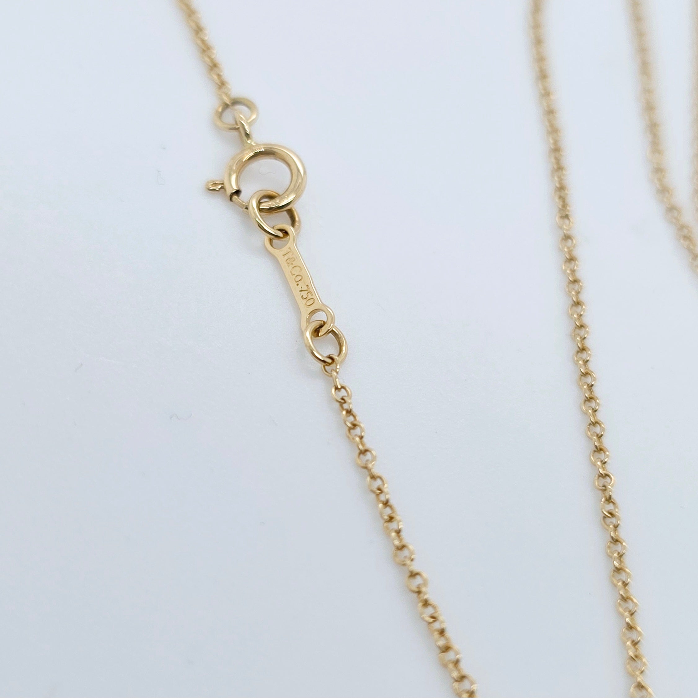 Tiffany & Co. Paloma Picasso Villa Palm Leaf Pendant, 18ct Yellow Gold,16 Inches