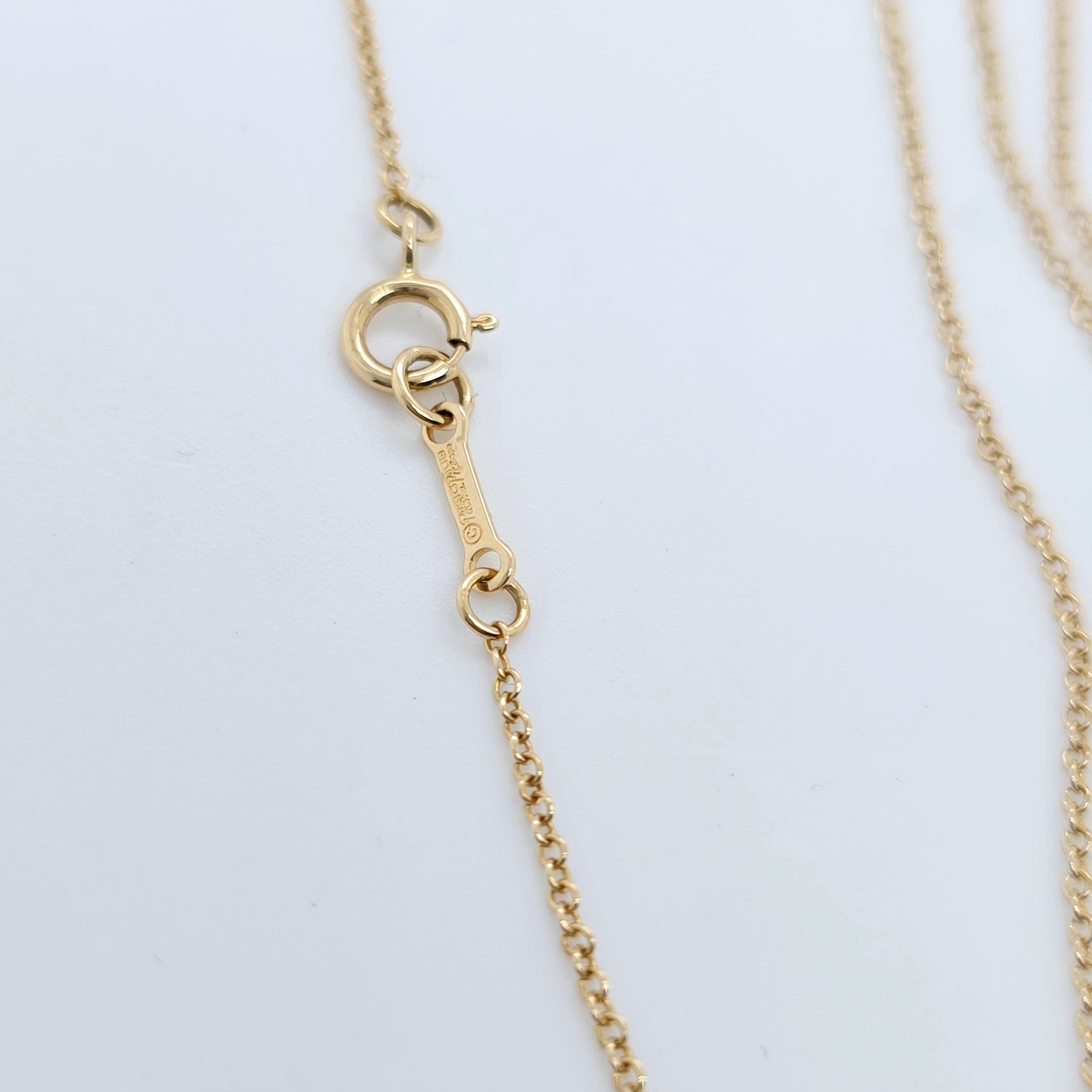 Tiffany & Co. Paloma Picasso Villa Palm Leaf Pendant, 18ct Yellow Gold,16 Inches Chloe's Jewellers