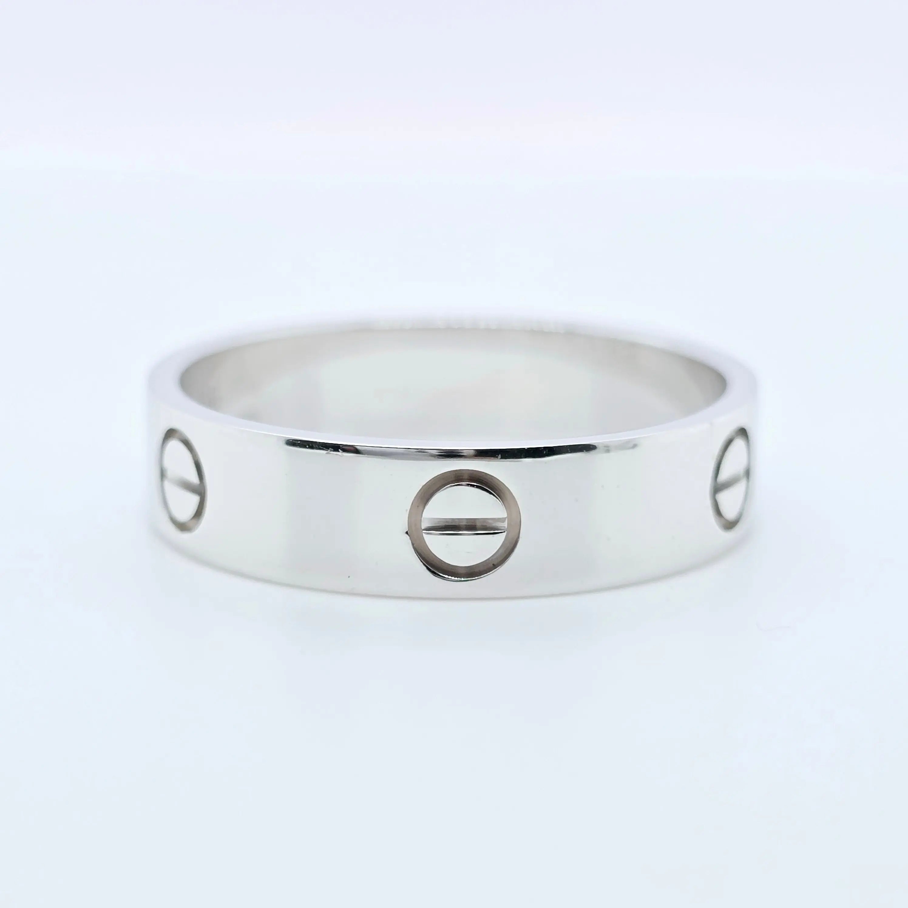 Cartier Love Ring, Classic Model, 18ct White Gold, Size 66/ Size W 1/2 Chloe's Jewellers