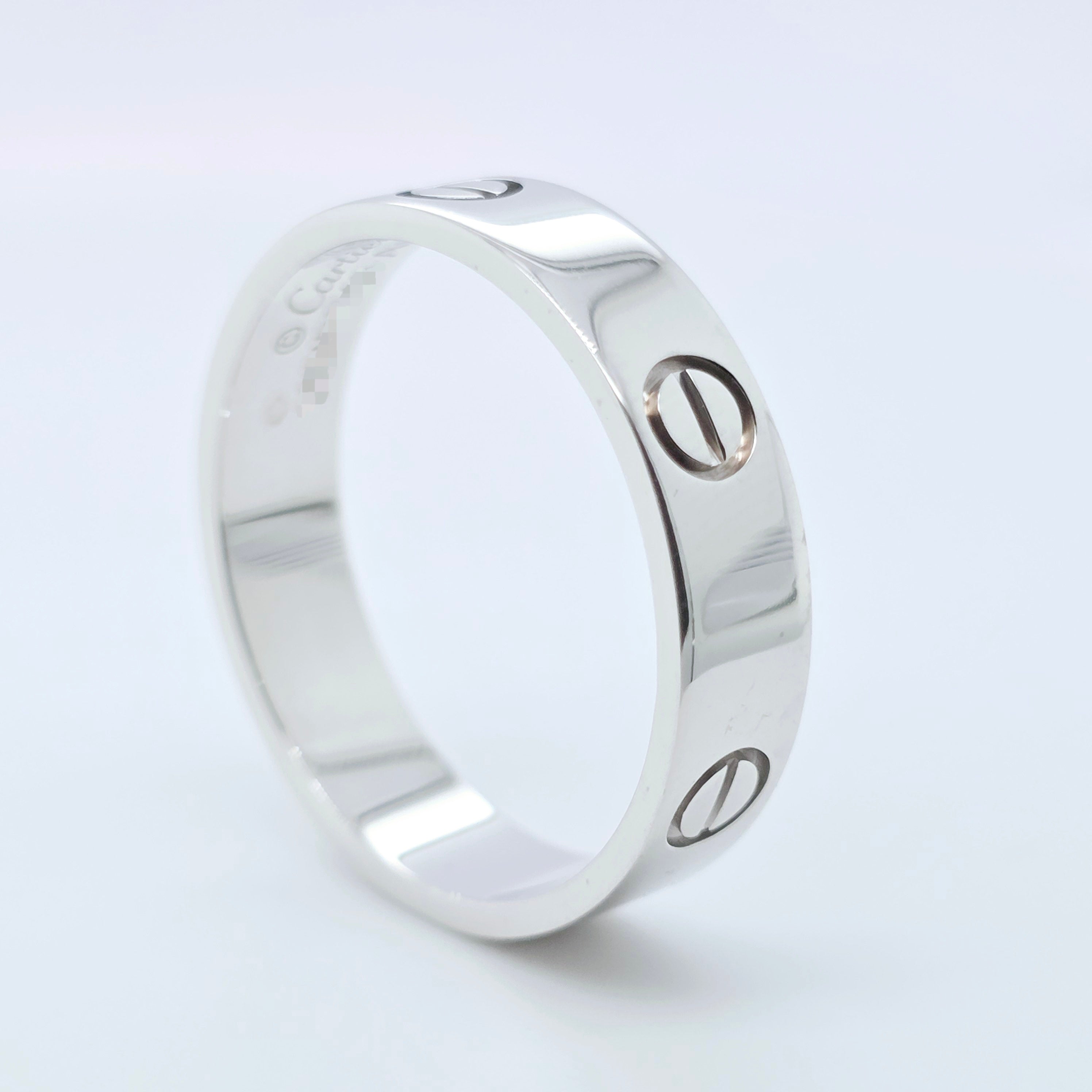 Cartier Love Ring, Classic Model, 18ct White Gold, Size 68/ Size Z Chloe's Jewellers