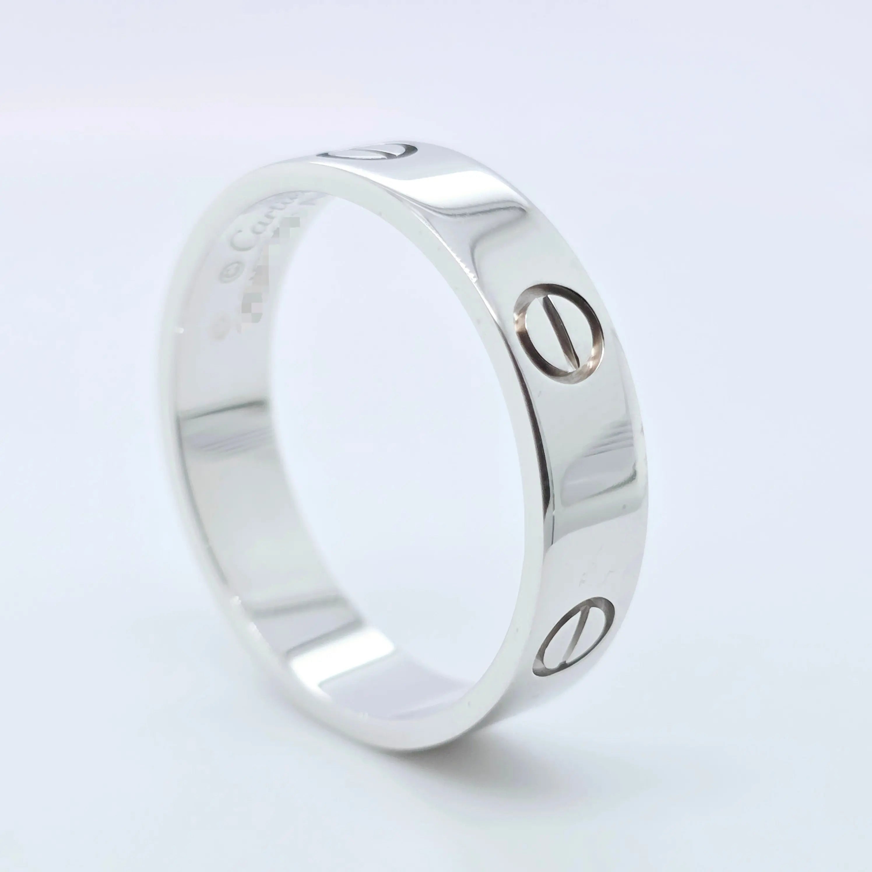 Cartier Love Ring, Classic Model, 18ct White Gold, Size 68/ Size Z Chloe's Jewellers